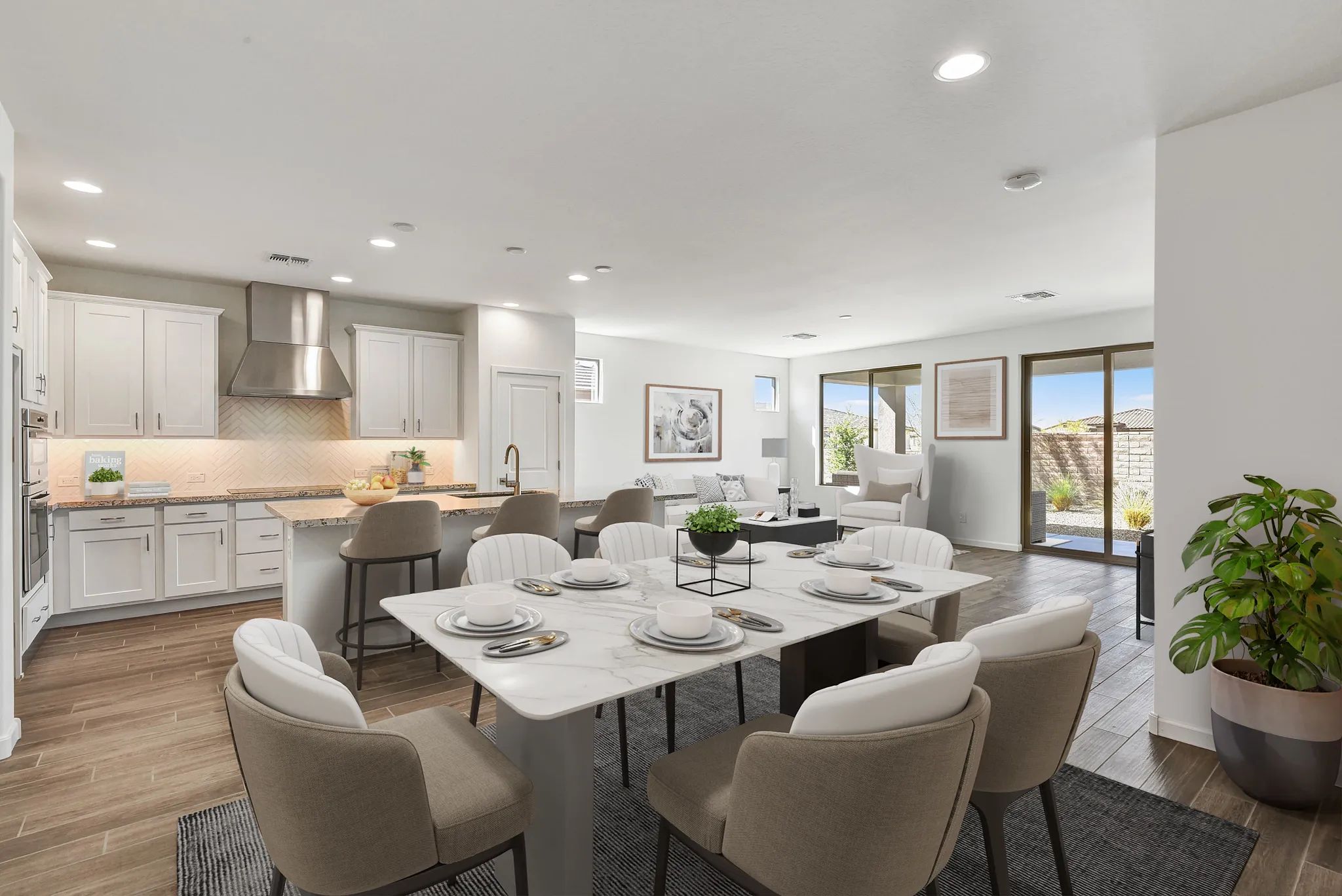 Virtually Staged  1581 Flourish Kitchen