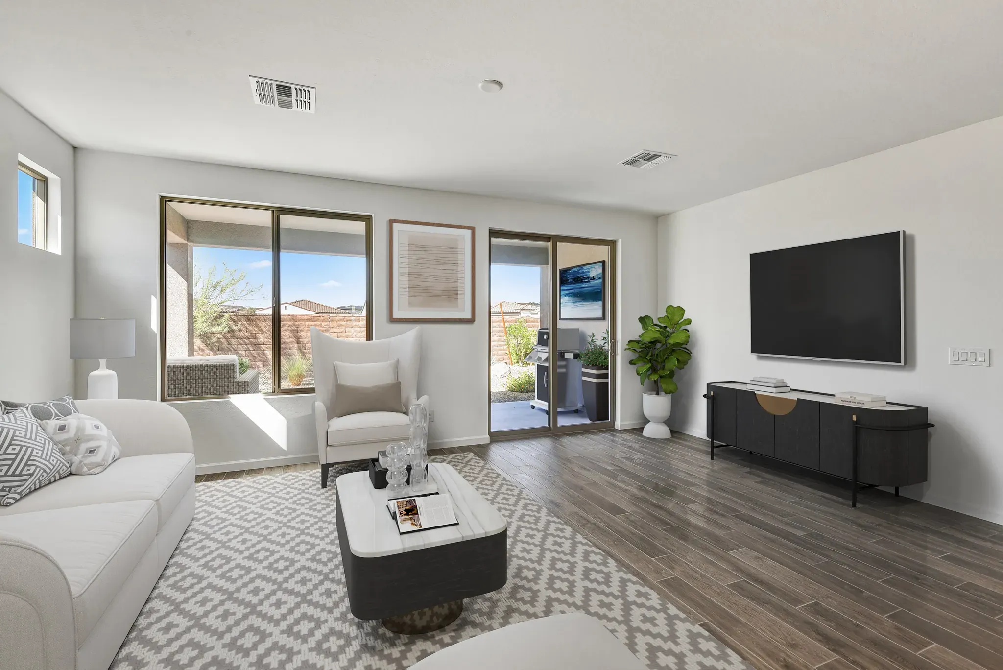 Virtually Staged  1581 Flourish Great Room
