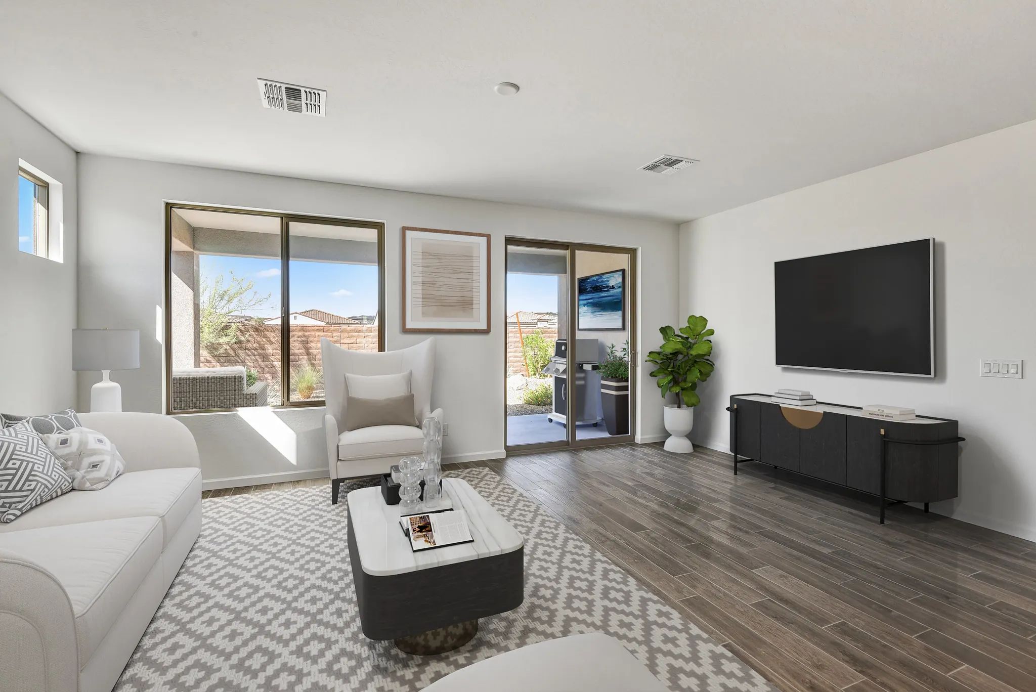 Virtually Staged  1581 Flourish Great Room