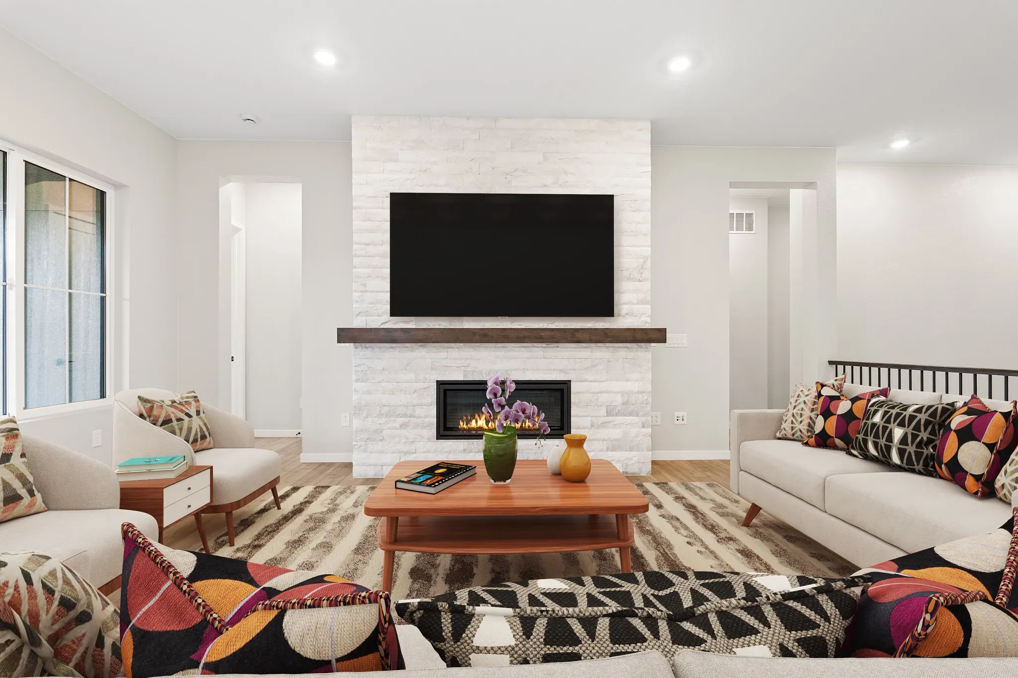 Homesite 71 Great Room - Virtually Staged