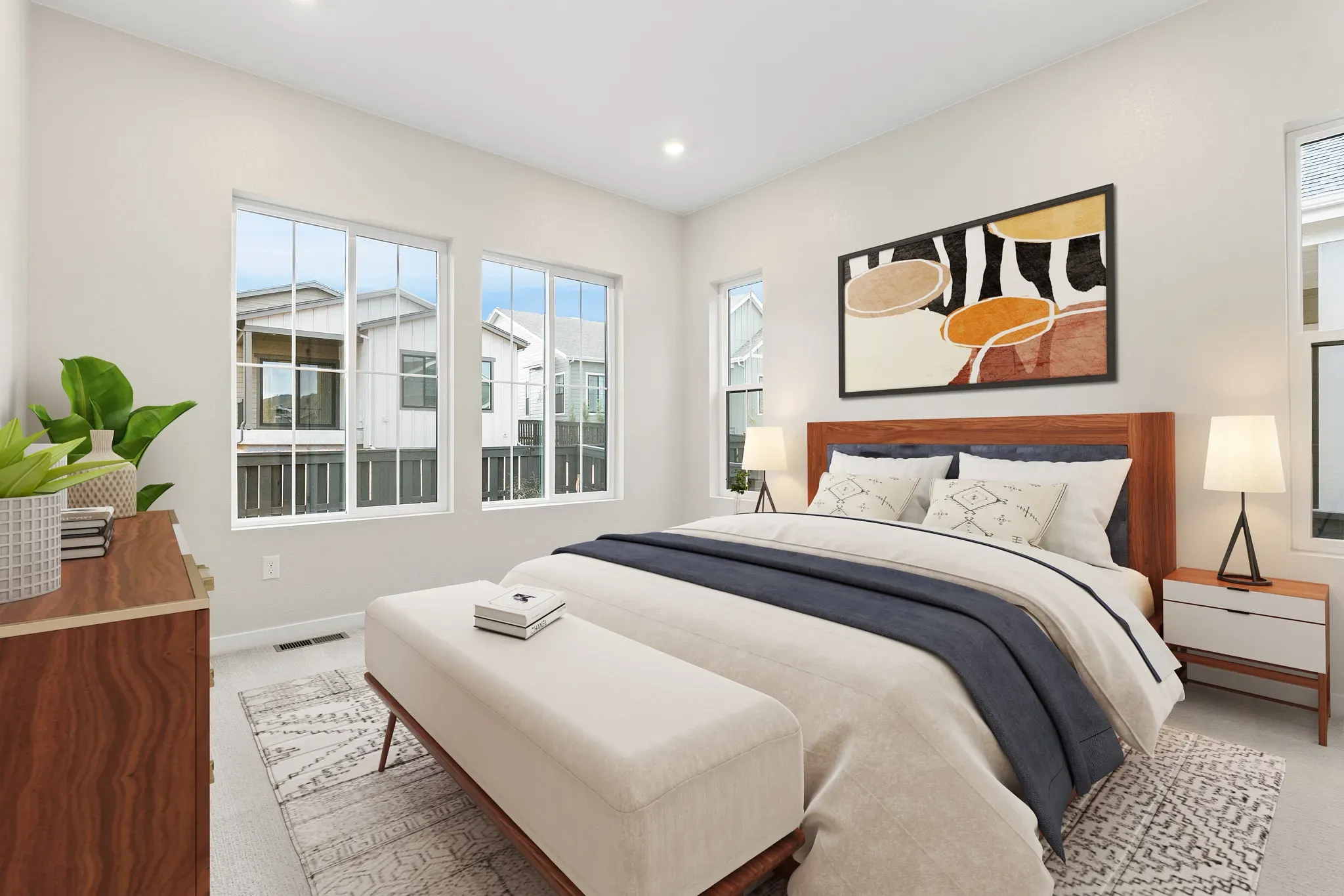 Homesite 71 Primary Bedroom - Virtually Staged