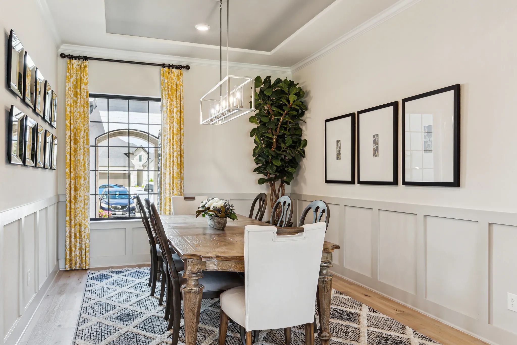 Plan 6020 formal dining - staged