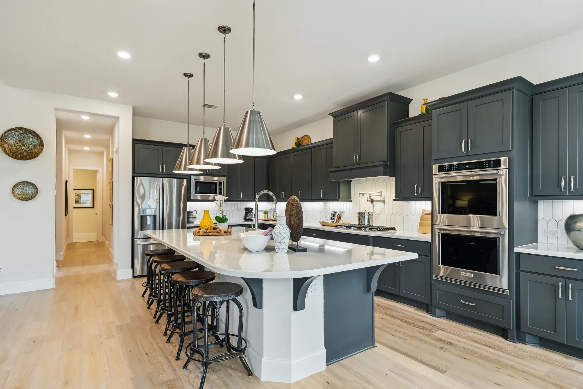 Plan 6020 kitchen - staged