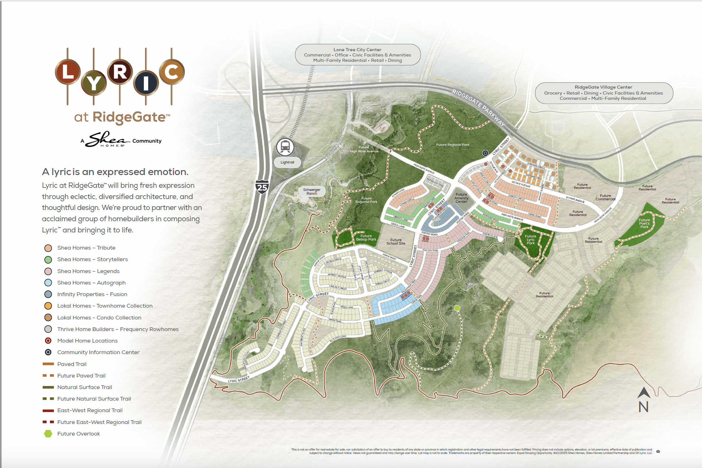 casa en Lyric at RidgeGate™ por A Shea Homes Community