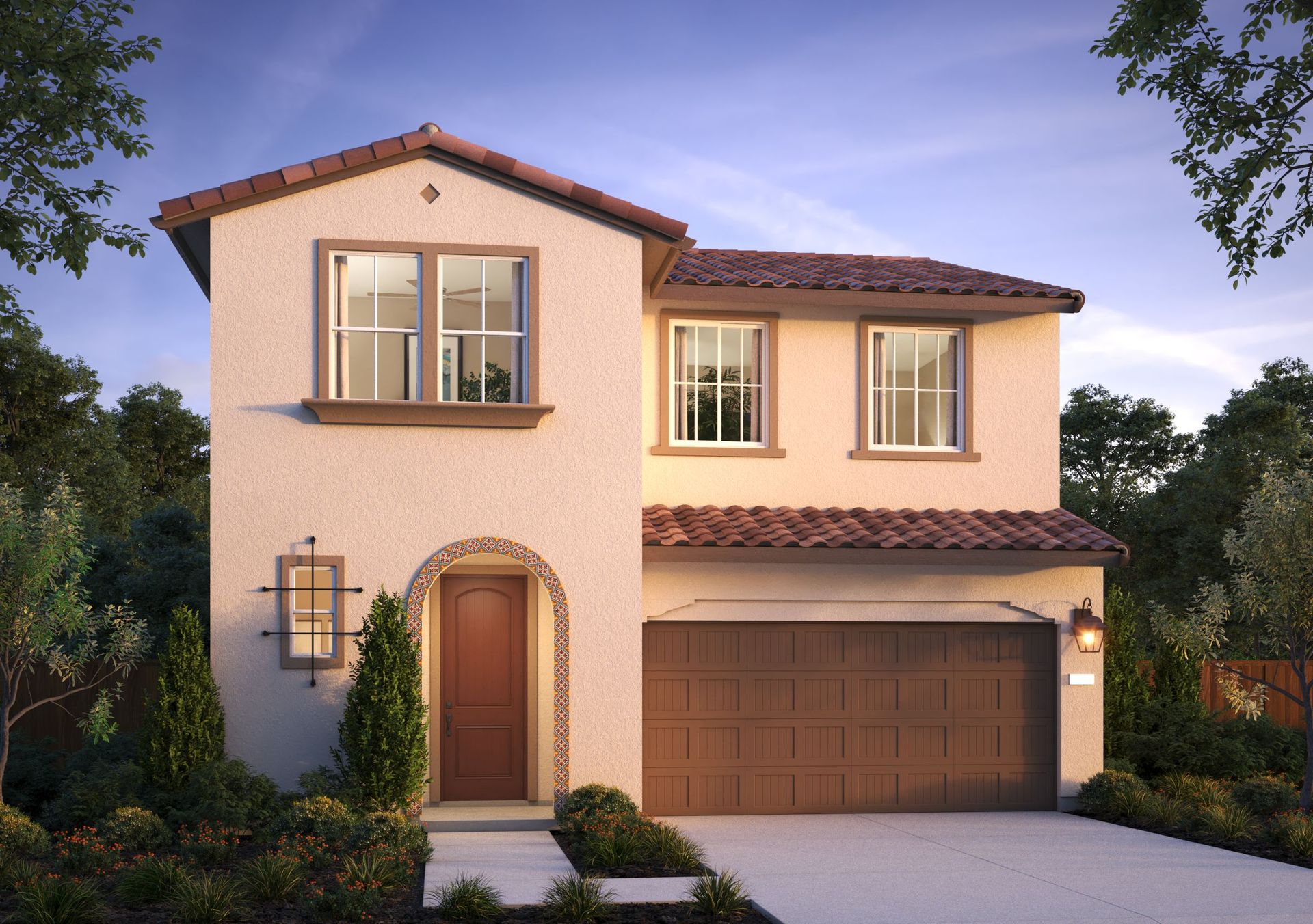 Elevation A - Spanish Colonial