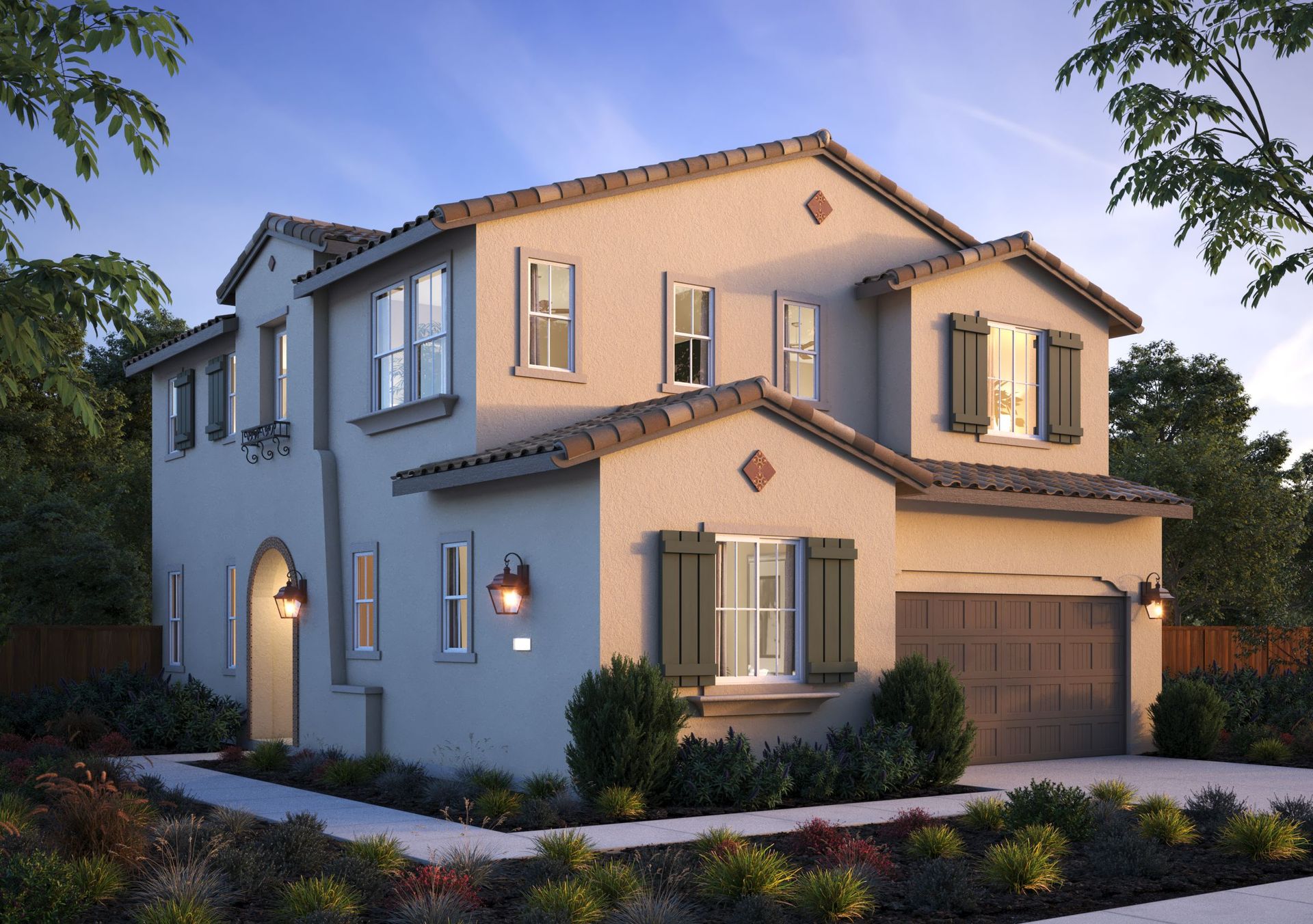 Elevation A - Spanish Colonial