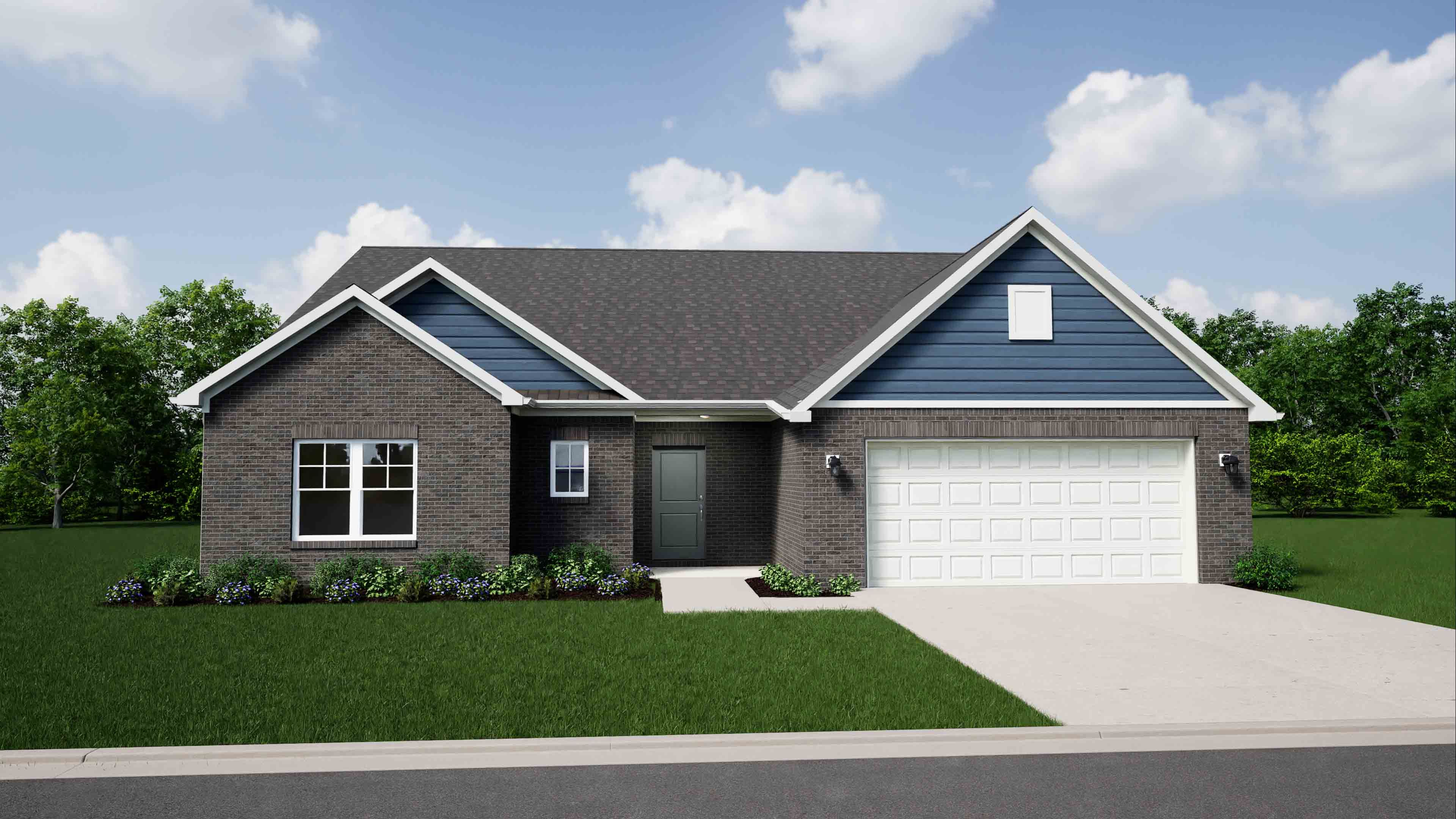 Elevation A, Brick B