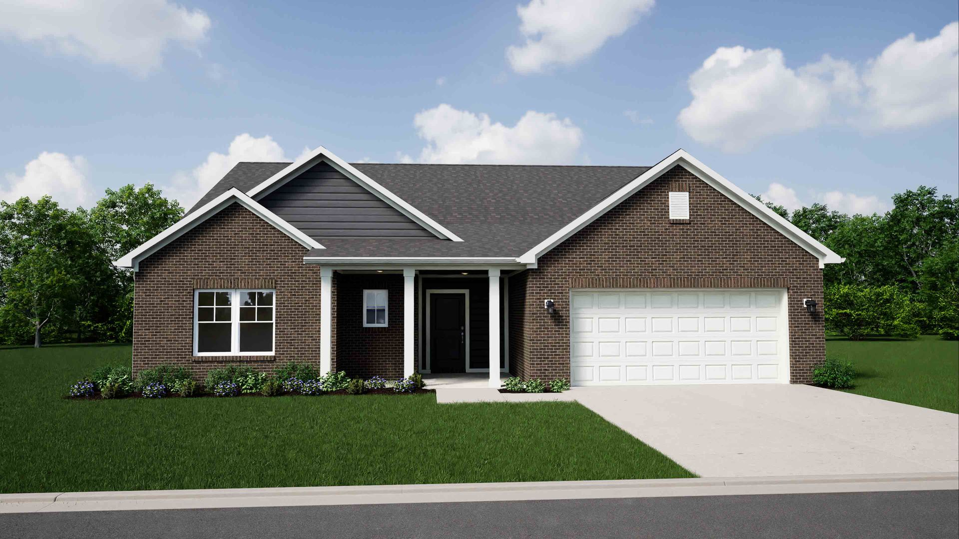 Elevation C, Brick B