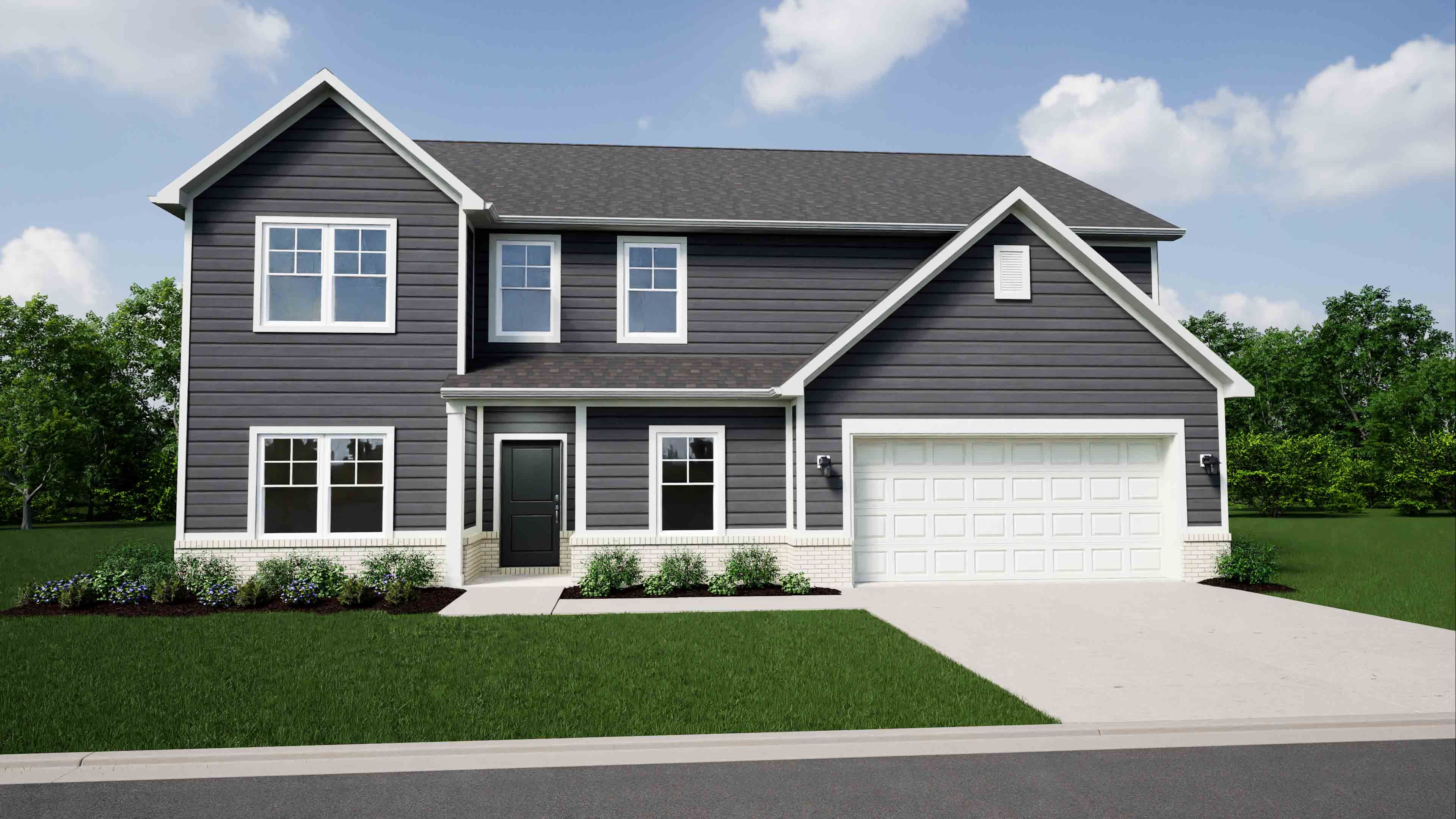 Elevation A, Brick A