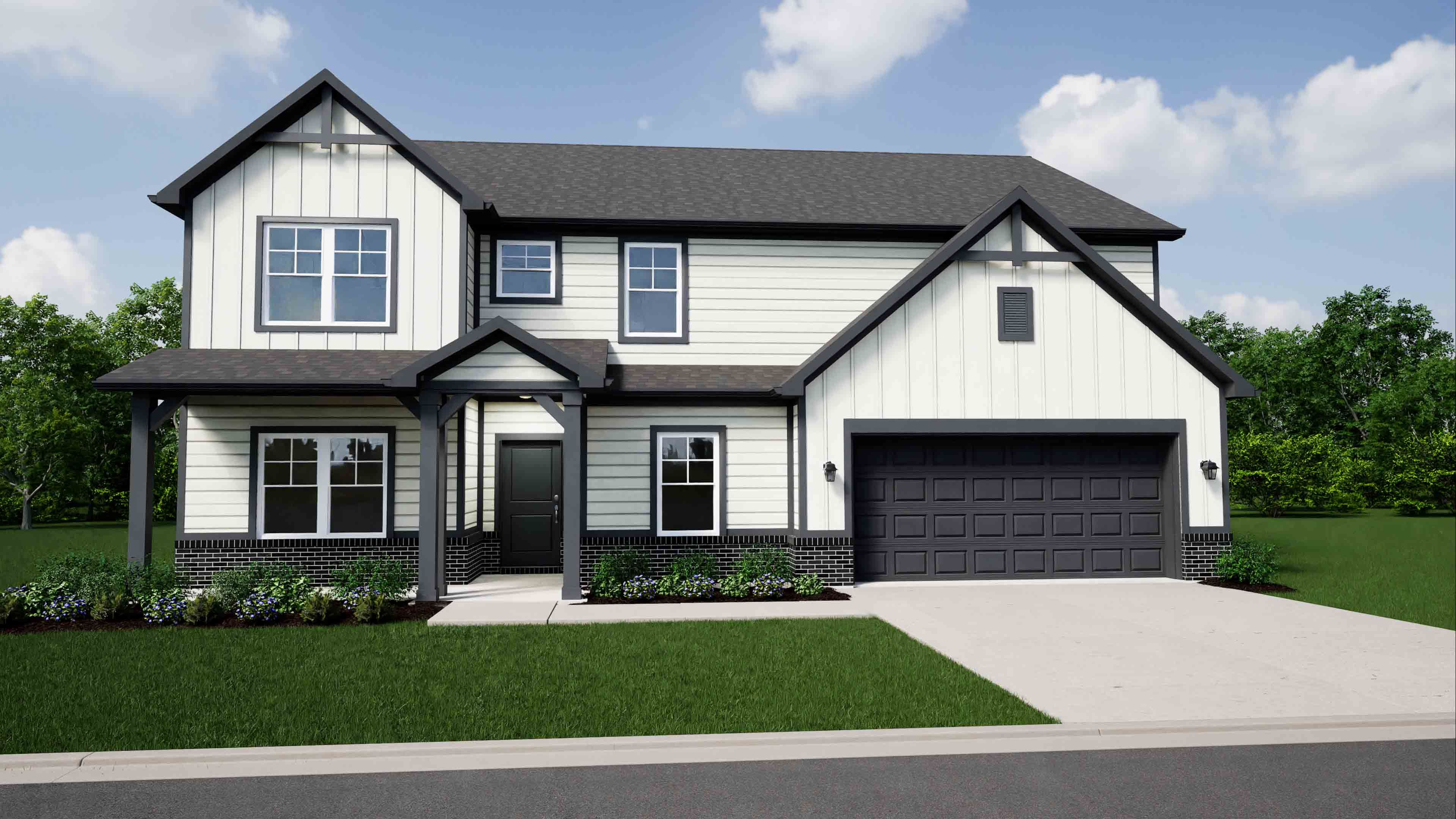 Elevation B, Brick A