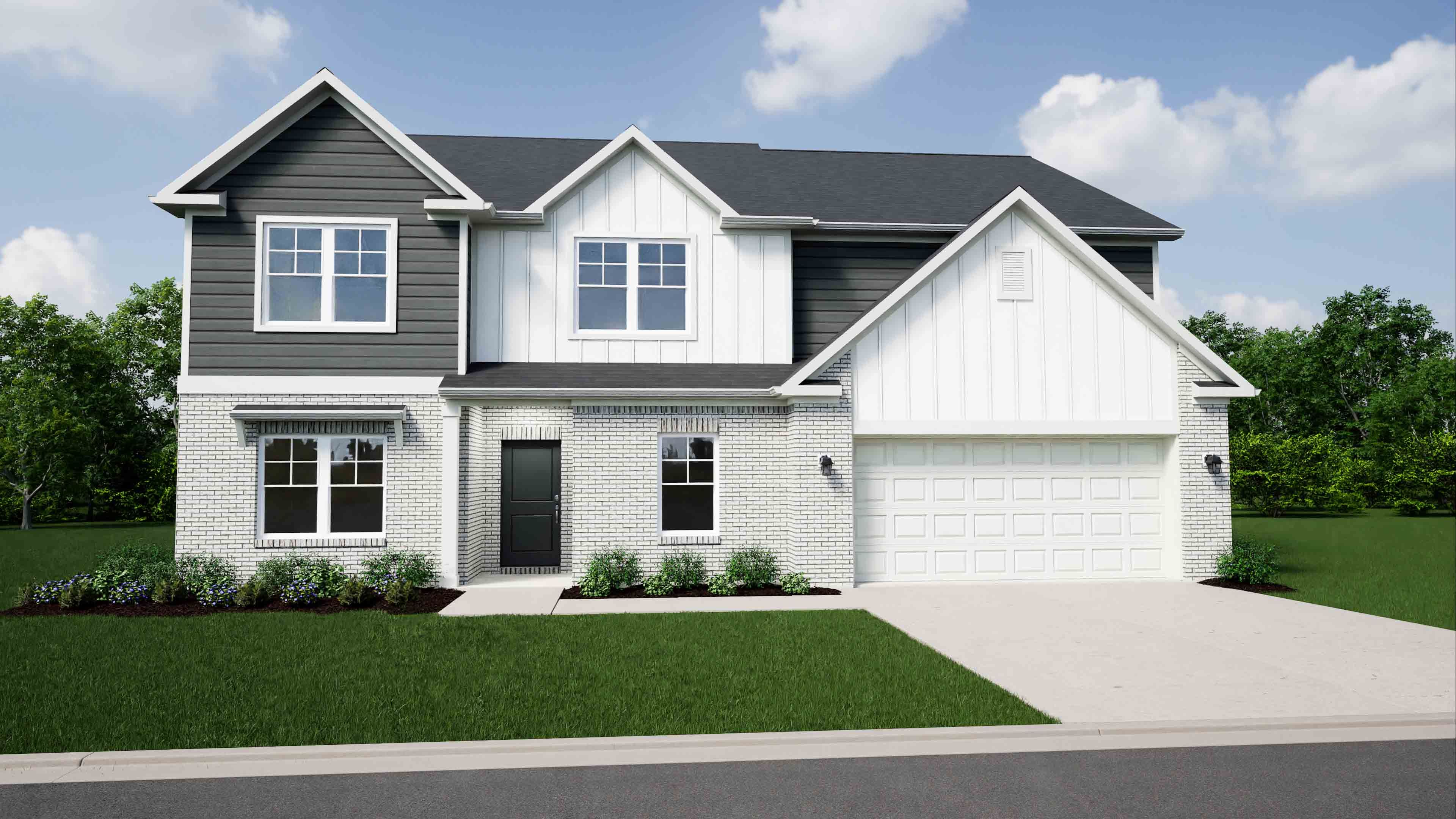 Elevation C, Brick B