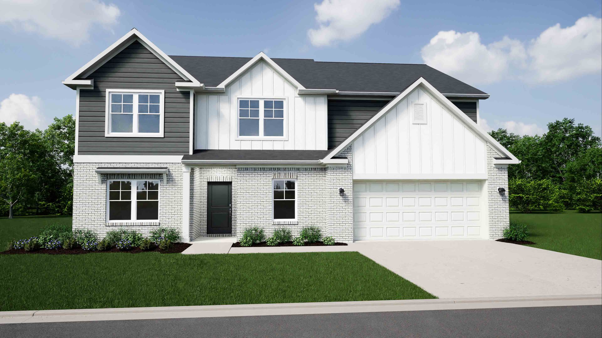 Elevation C, Brick B