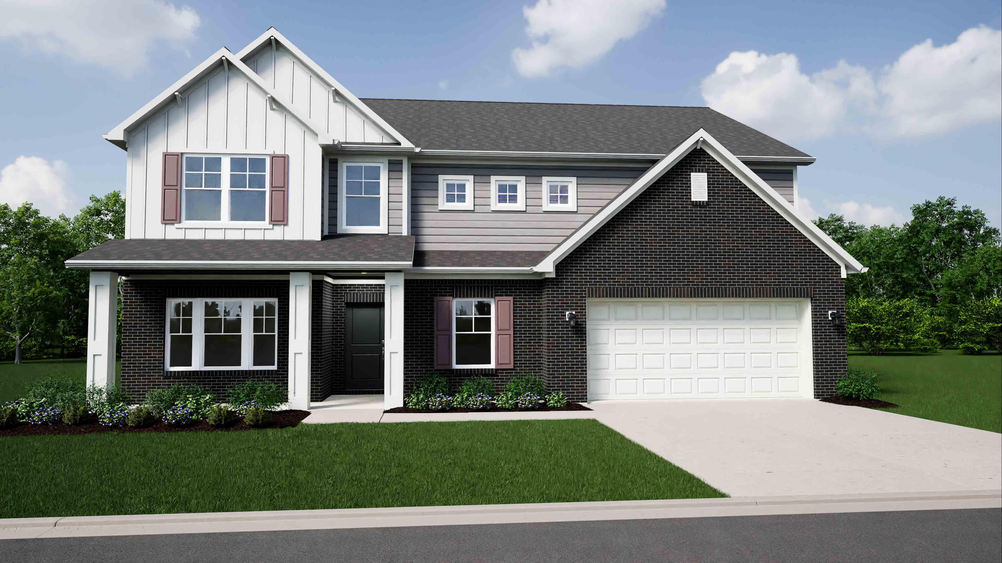 Elevation D, Brick B