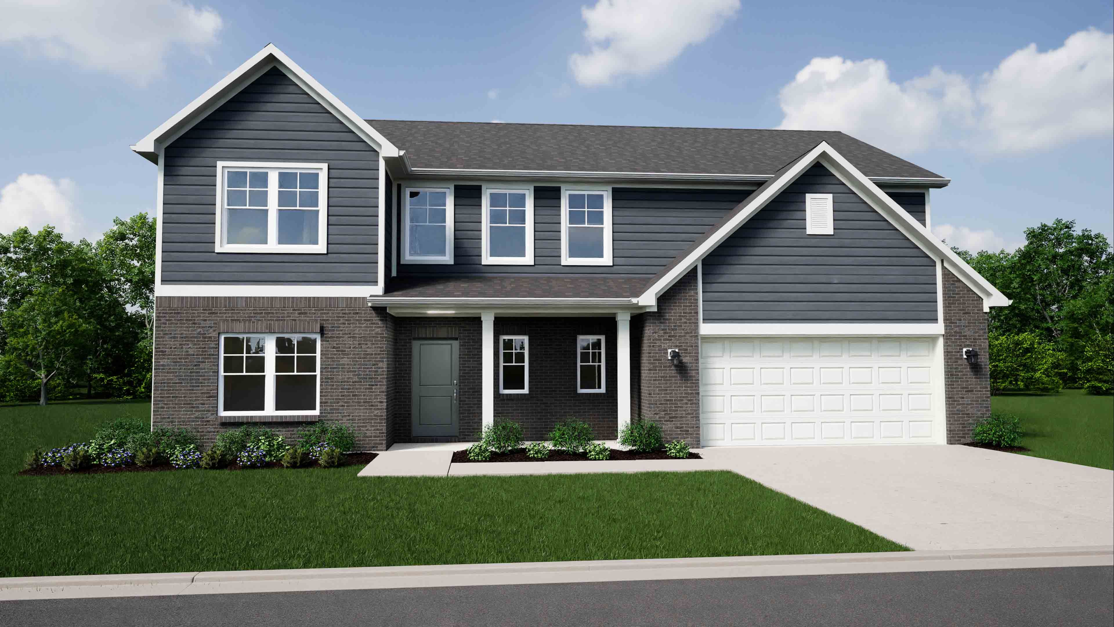 Elevation A, Brick B