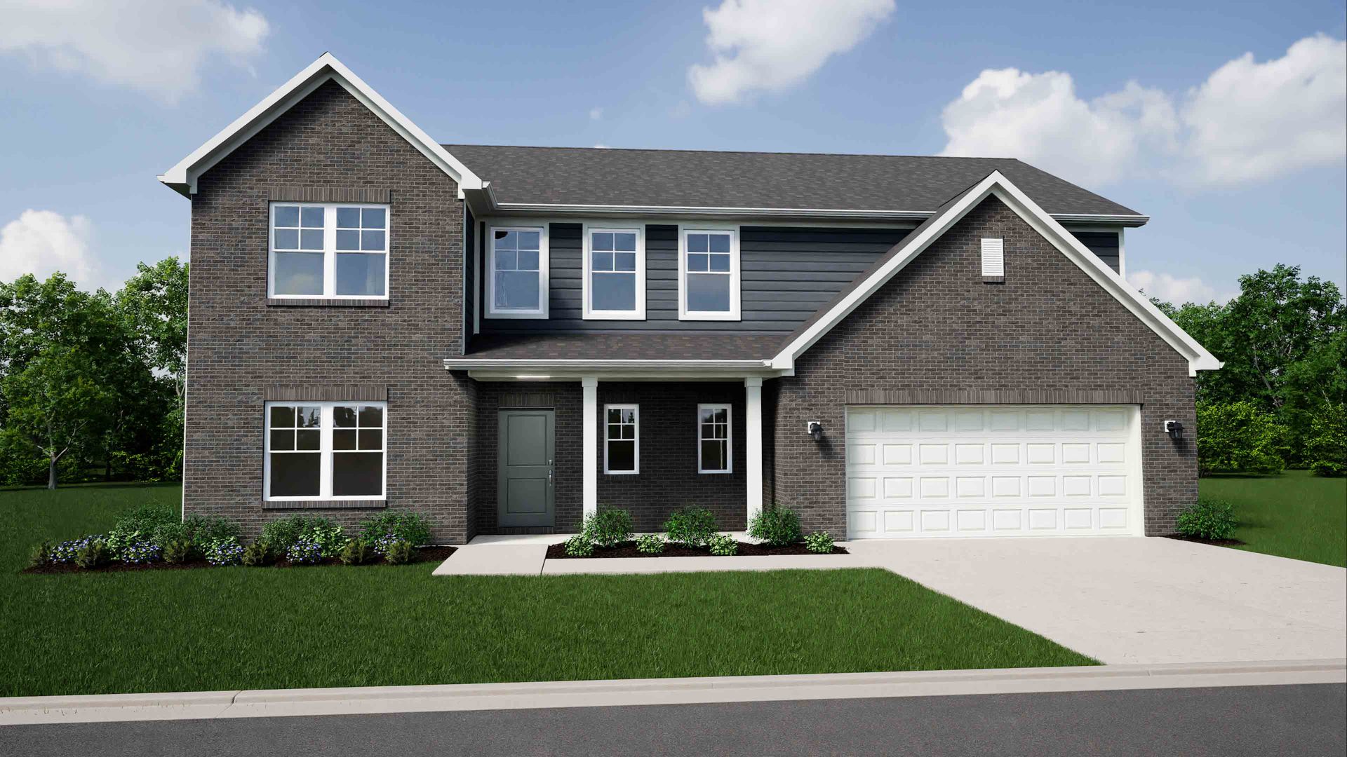 Elevation A, Brick C