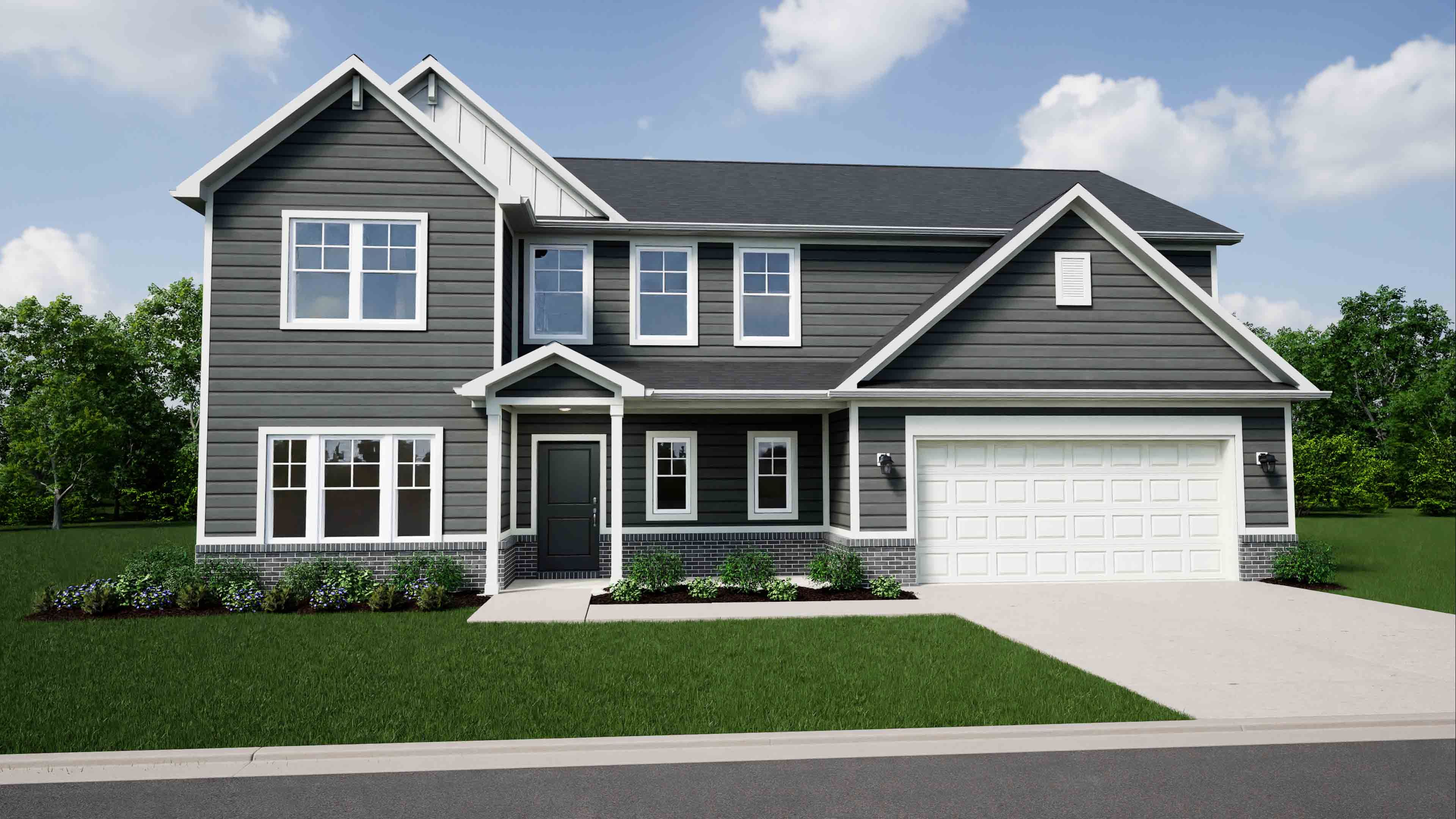 Elevation B, Brick A