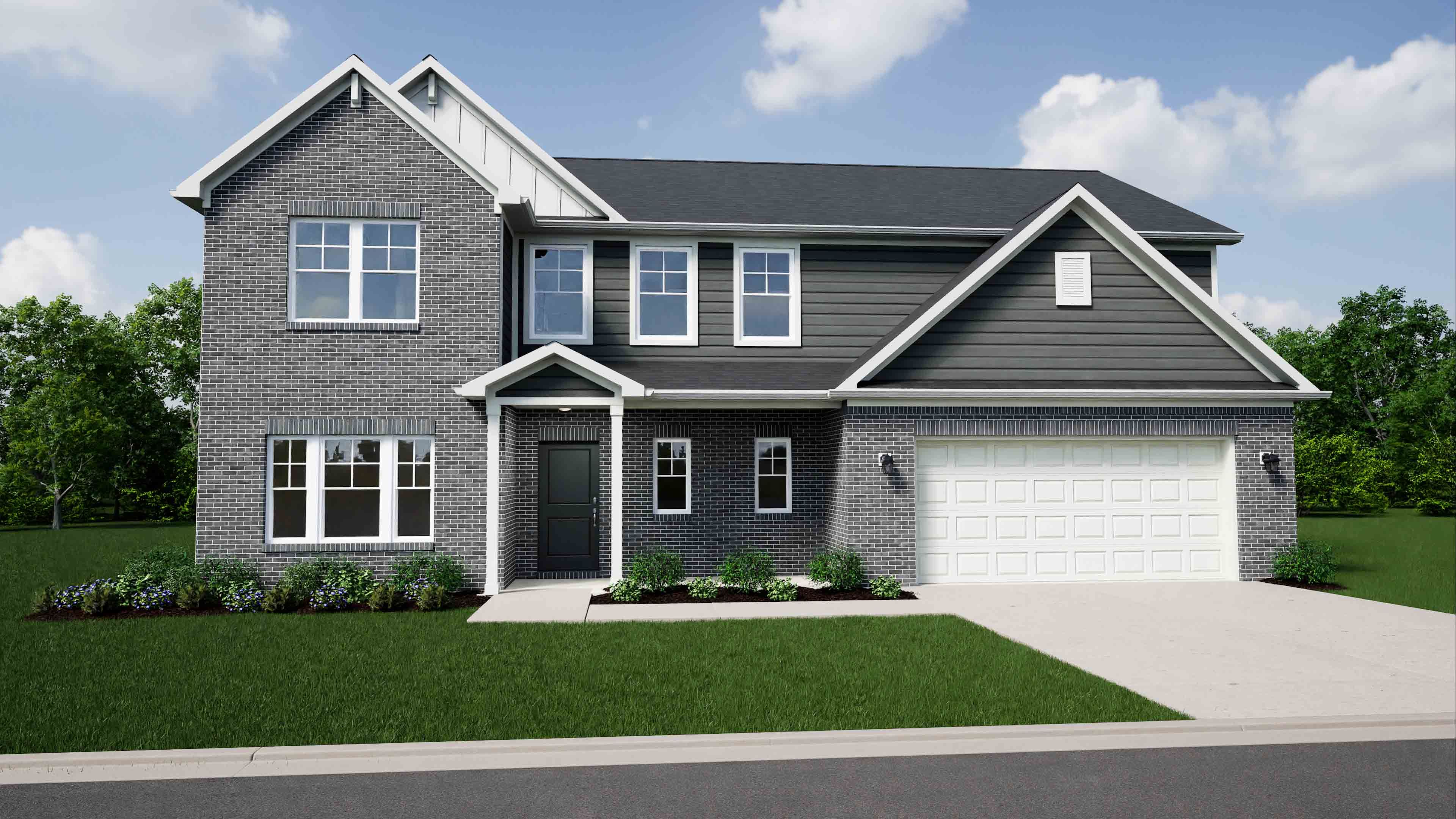 Elevation B, Brick B