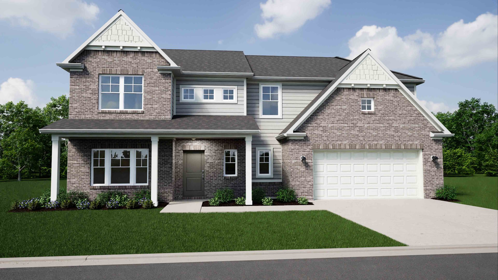 Elevation C, Brick B