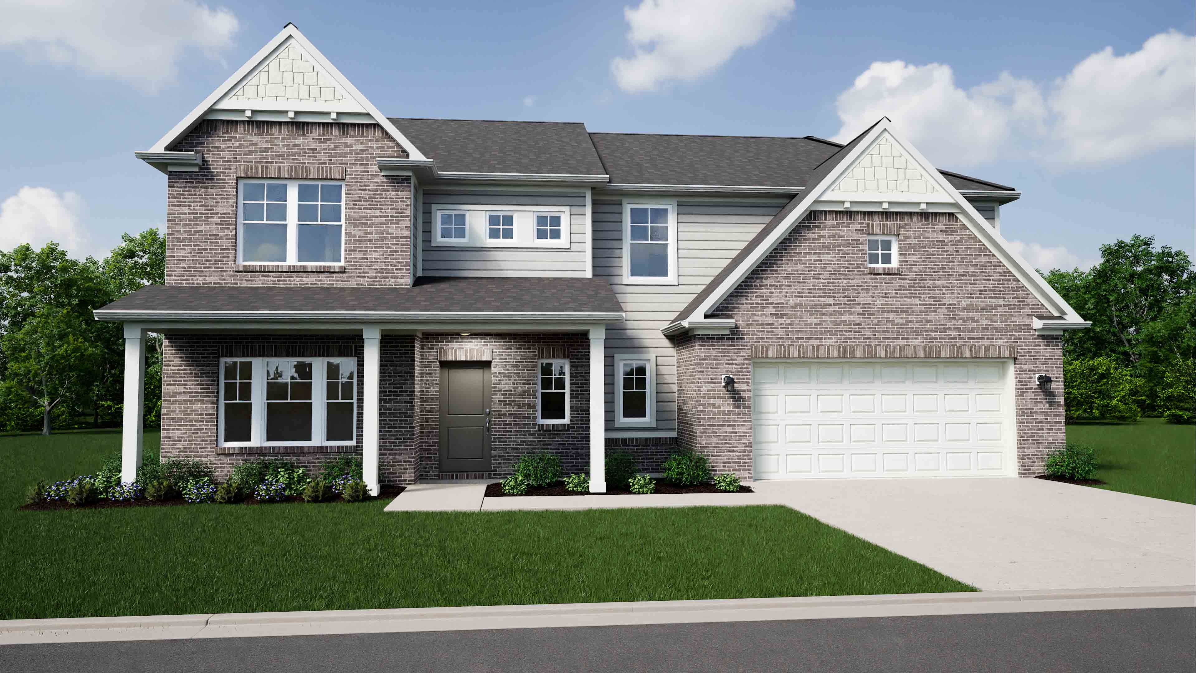 Elevation C, Brick B