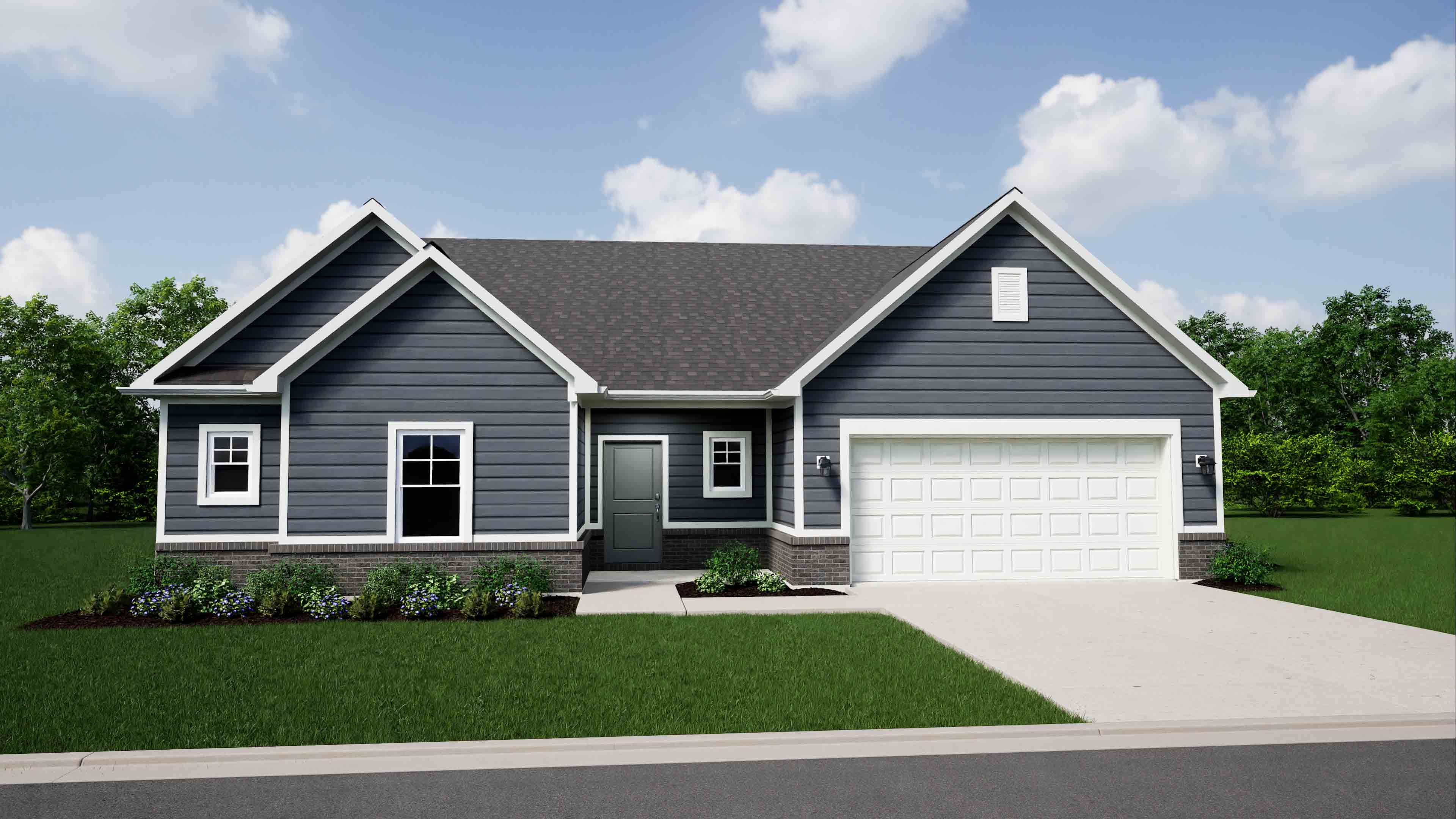 Elevation A, Brick A