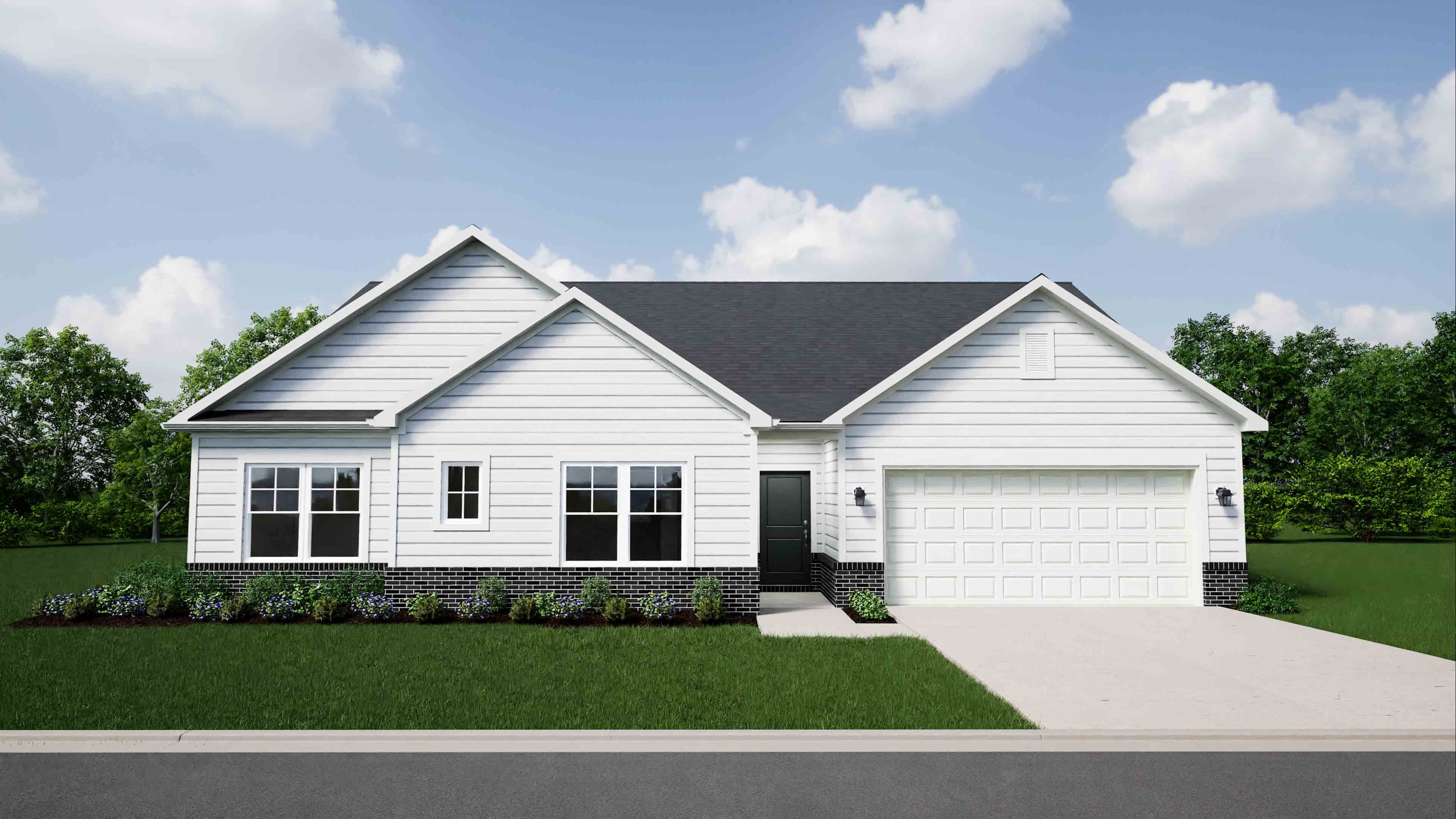 Elevation A, Brick A