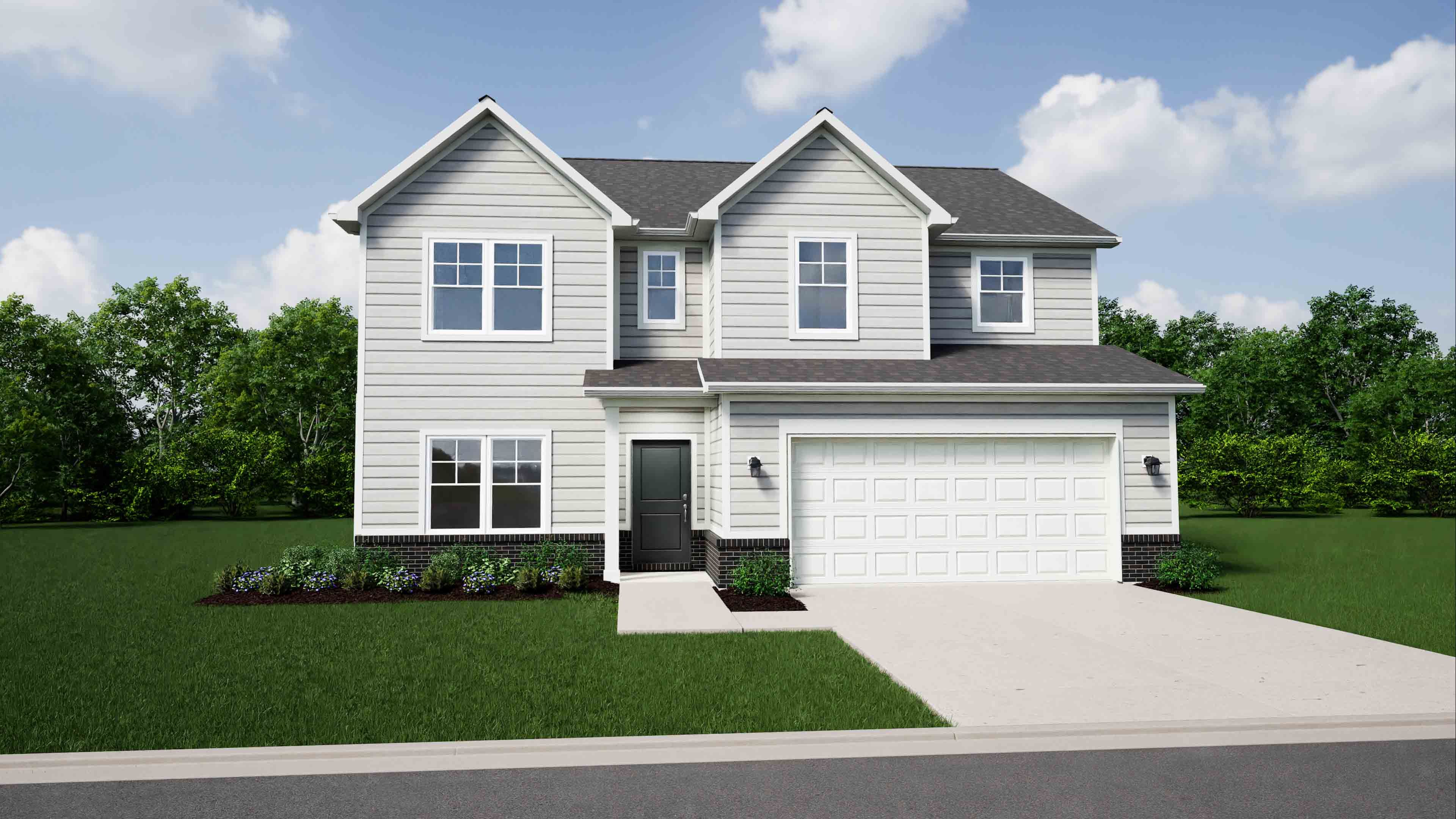 Elevation A, Brick A