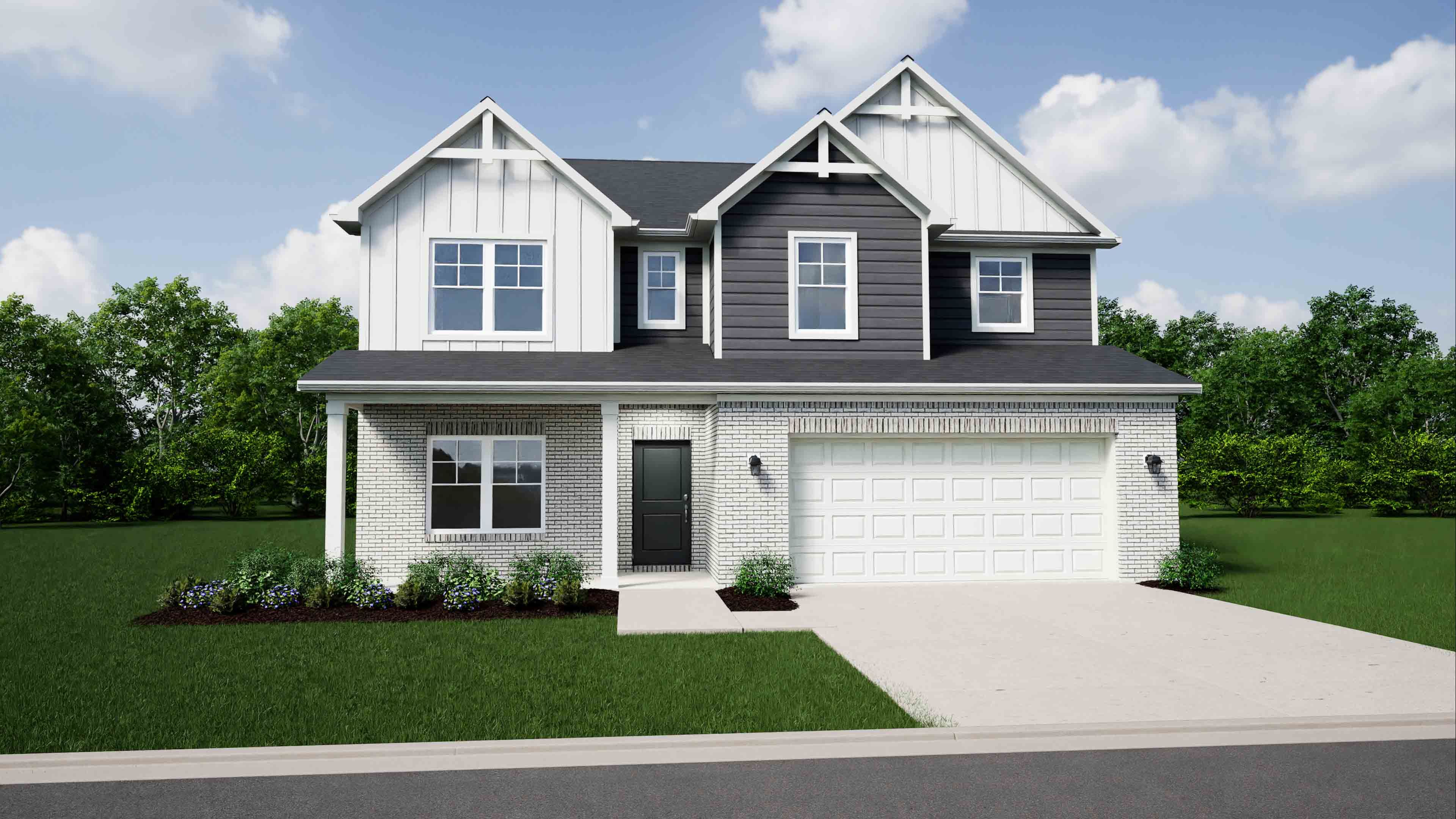 Elevation B, Brick B