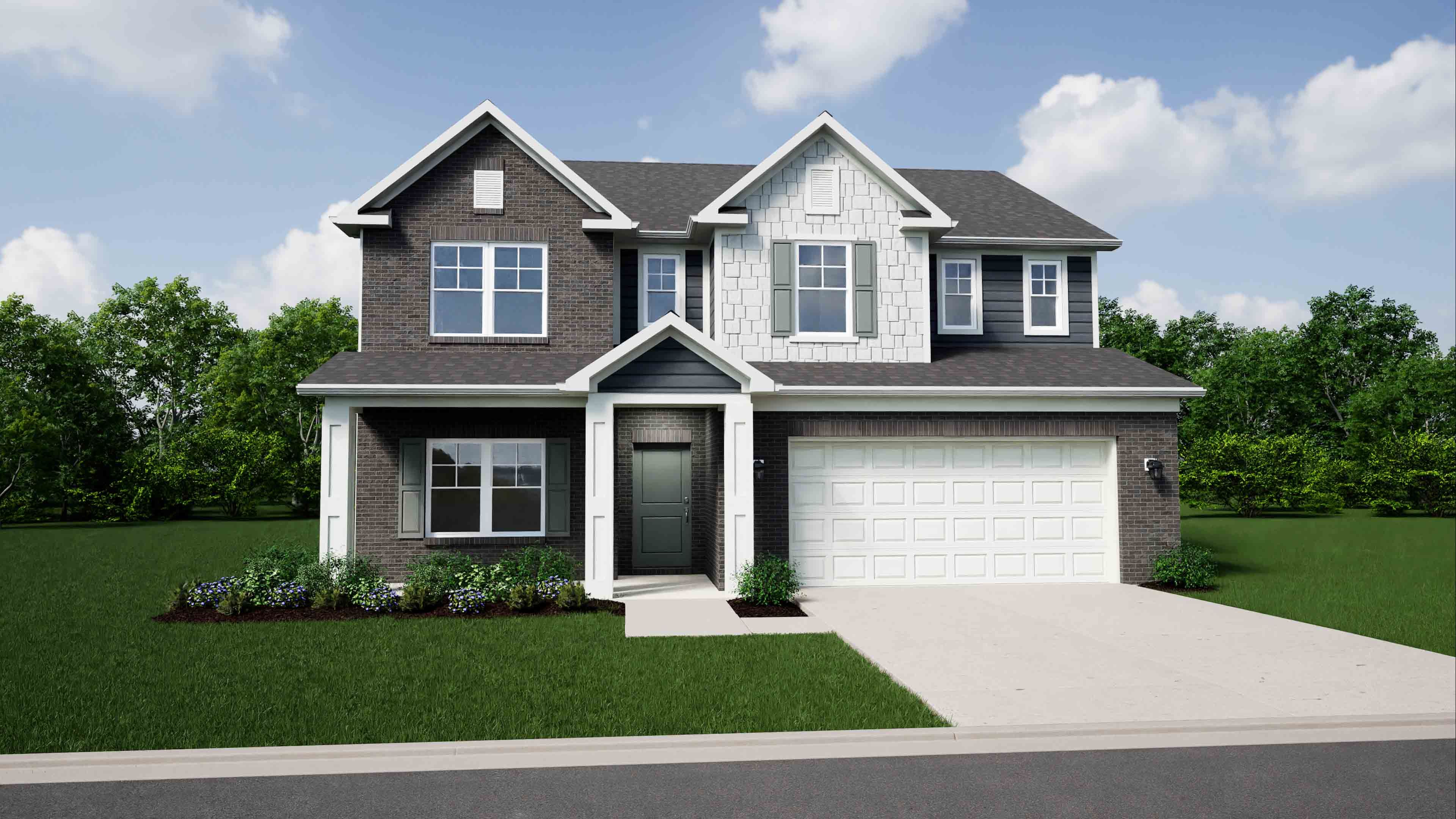 Elevation D, Brick B