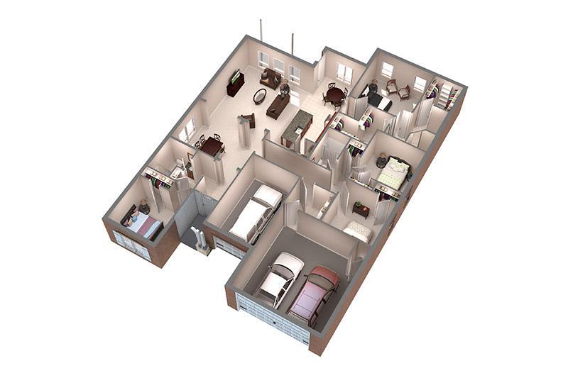 Dawson 3D Floor Plan
