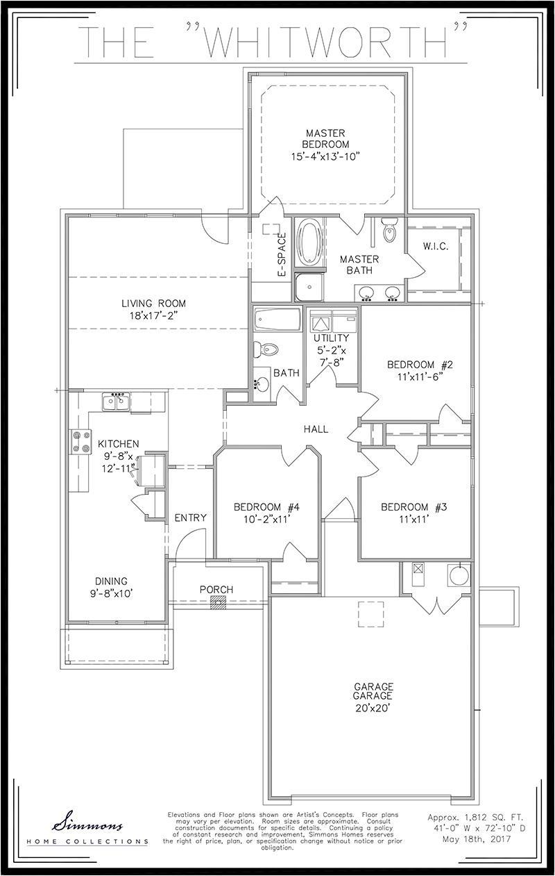 Whitworth Floor Plan