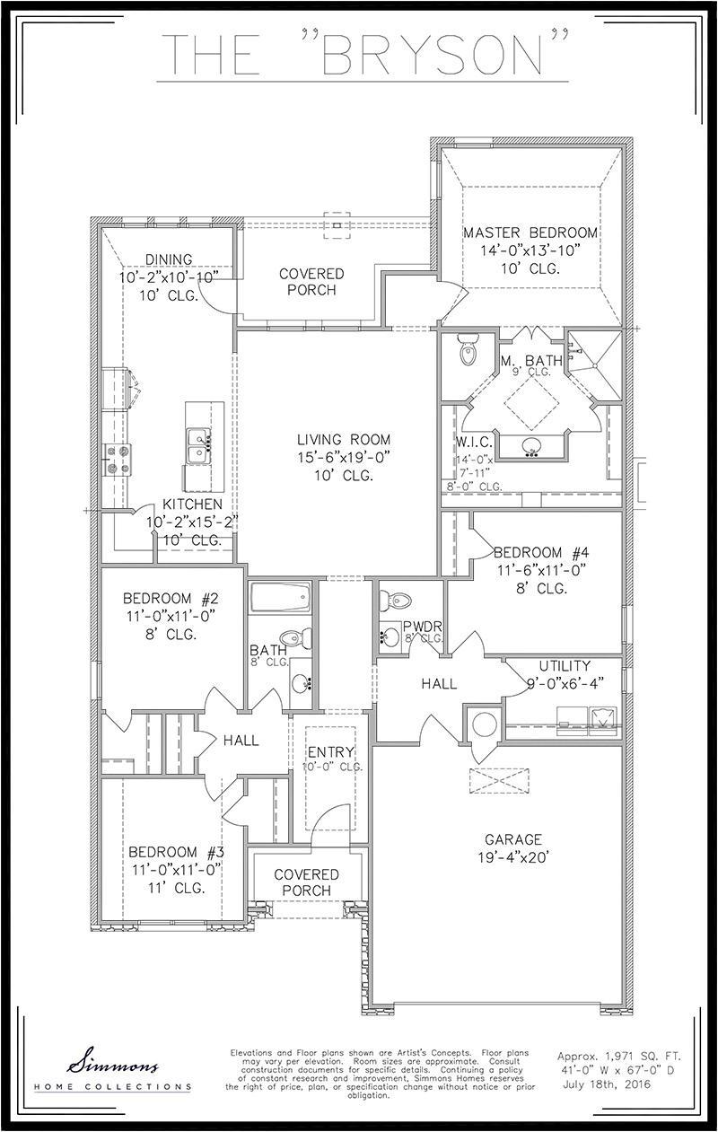 Bryson Floor Plan
