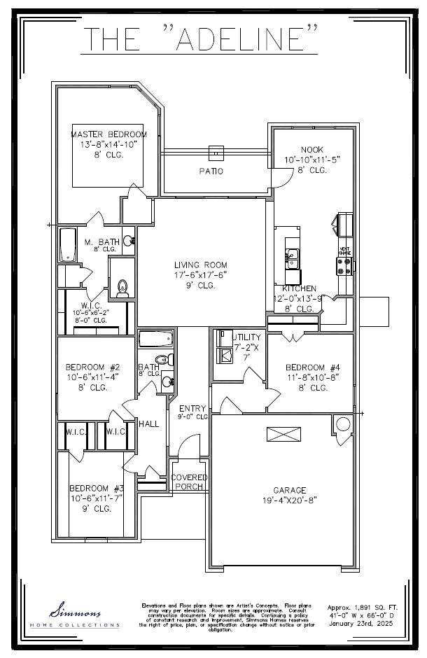 Adeline floor plan