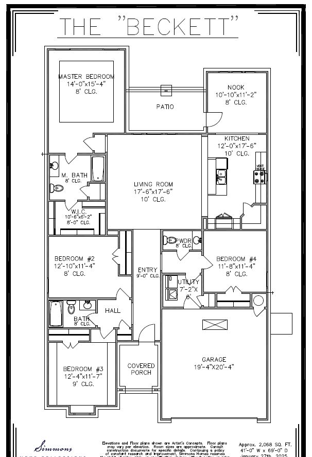 Beckett Floor Plan