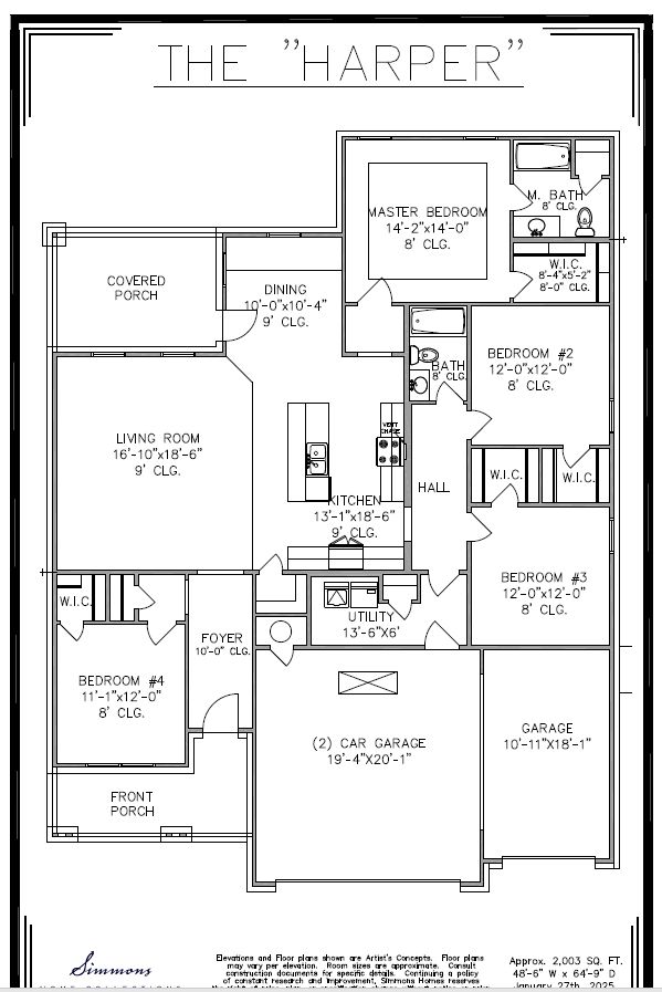 Harper Floor Plan