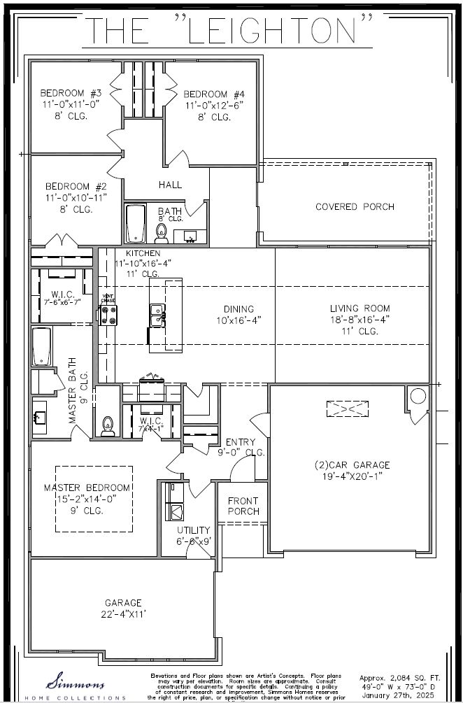 Leighton Floor Plan