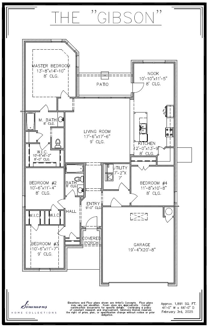 Gibson Floor Plan