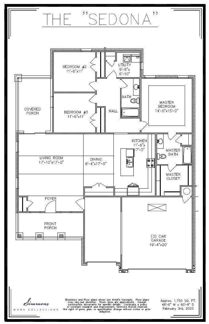 Sedona Floor Plan