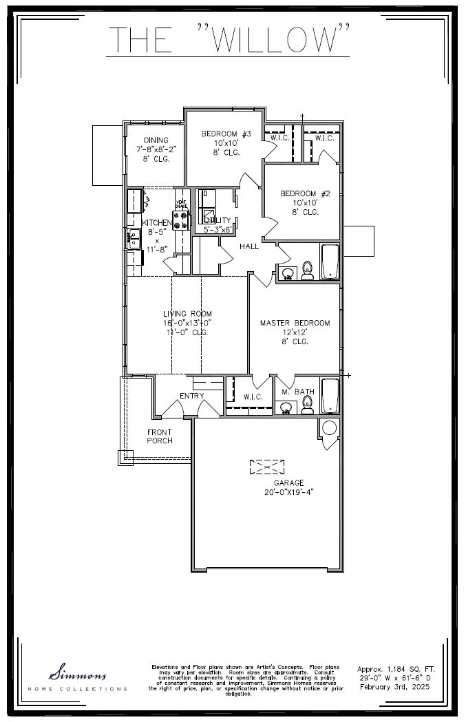 Willow floor plan