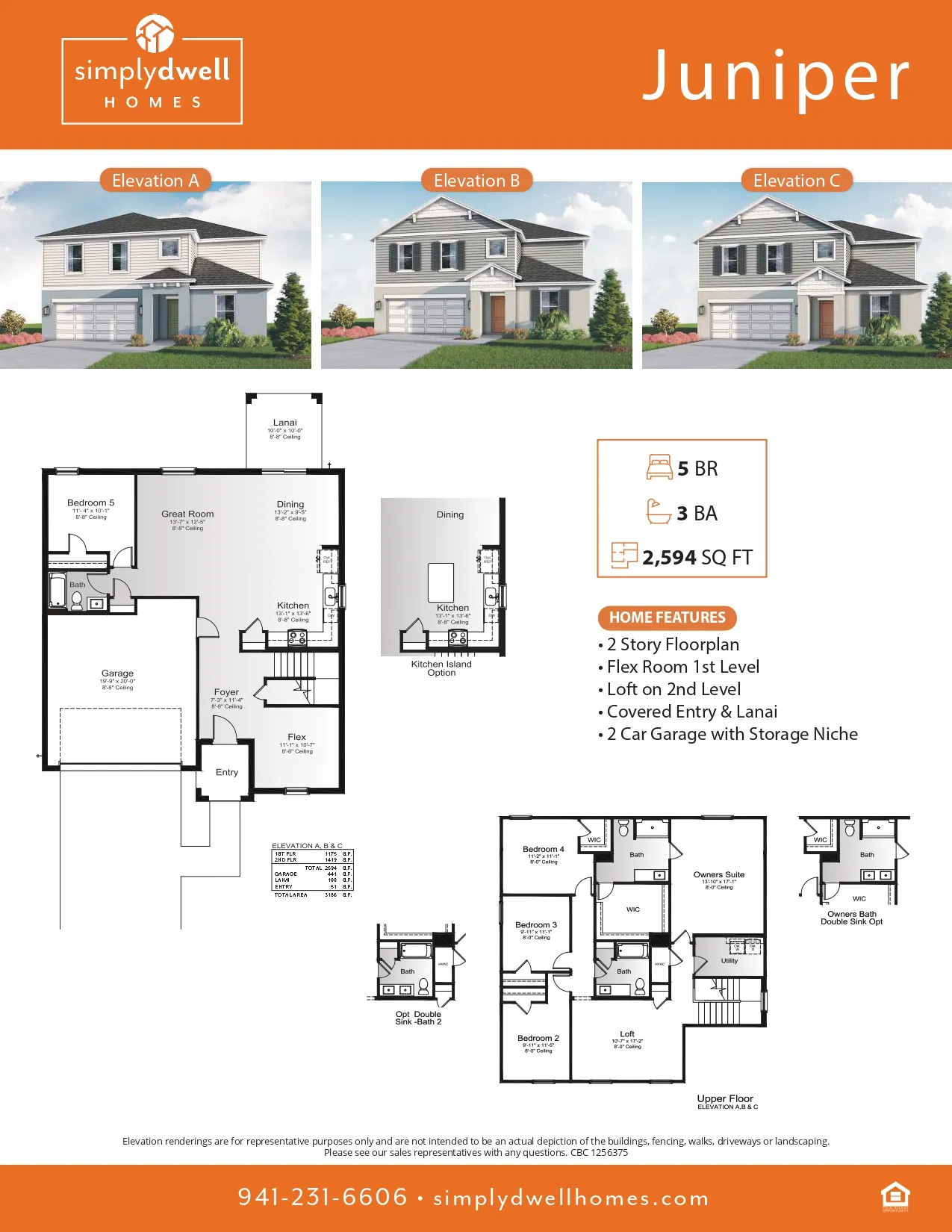 Juniper floor plan layout