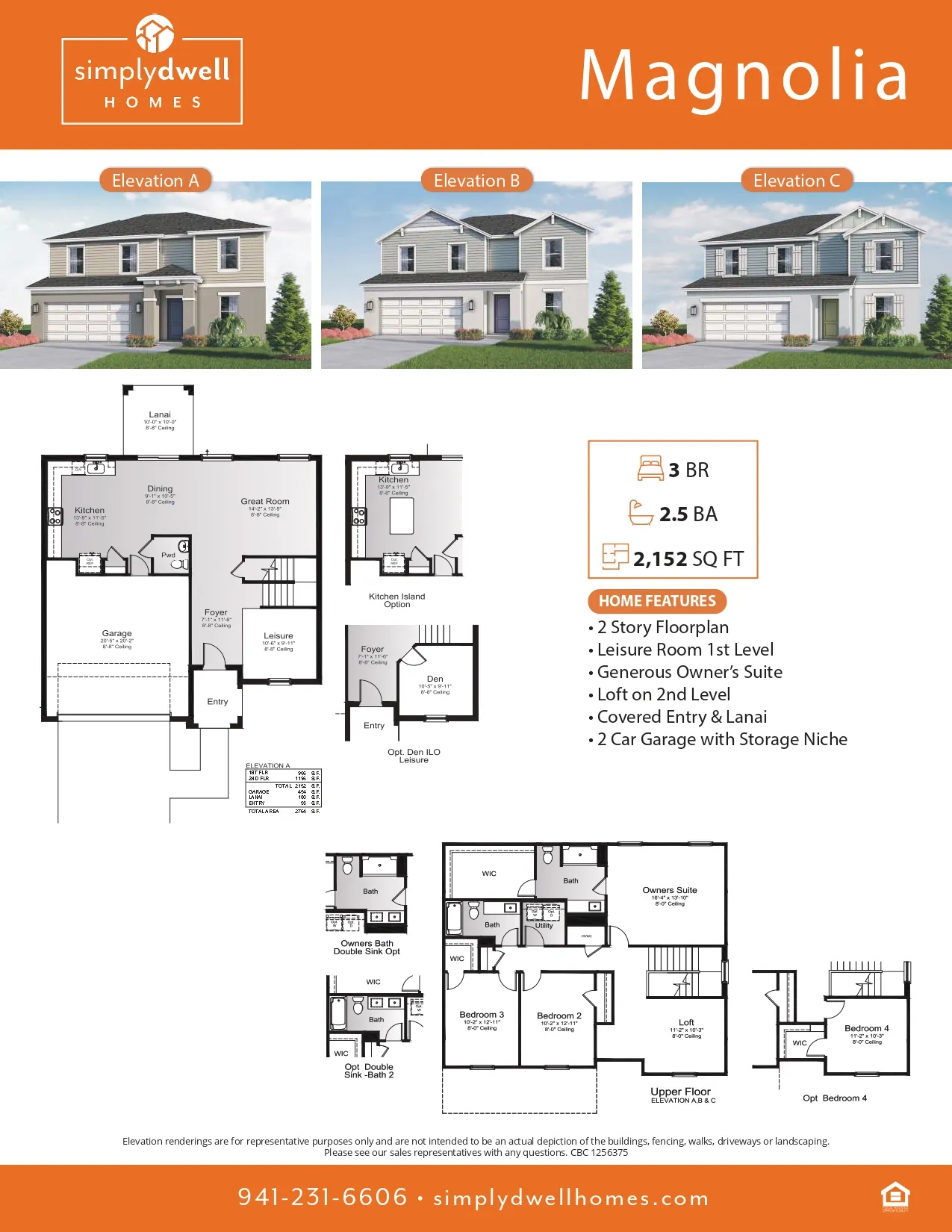 Magnolia floor plan layout
