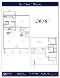 Rose I & Rose II - Cottage Homes at Legacy of Poquoson: Poquoson, Virginia - Sky Blue Homes, LLC