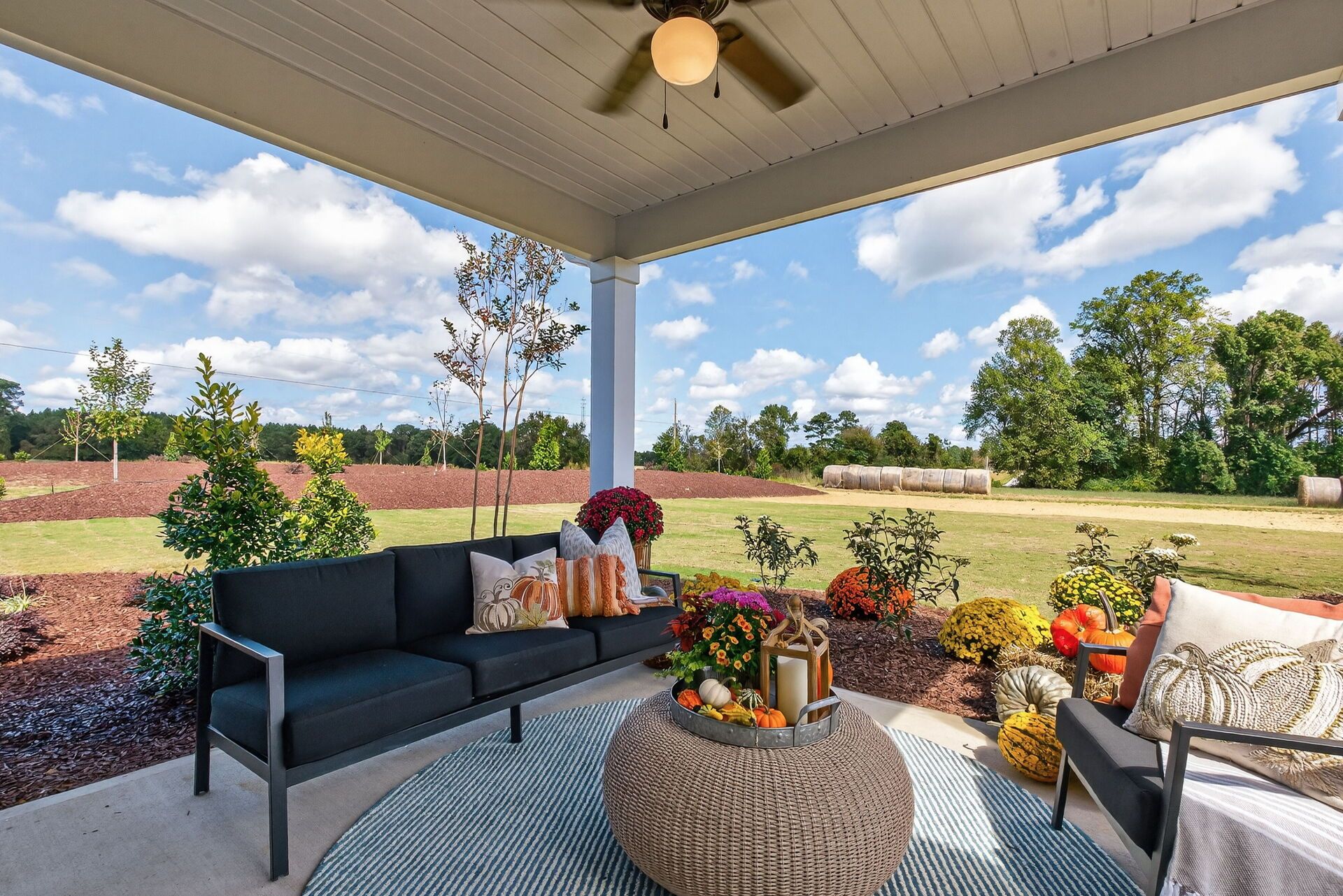 Covered Back Patio for Entertaining
