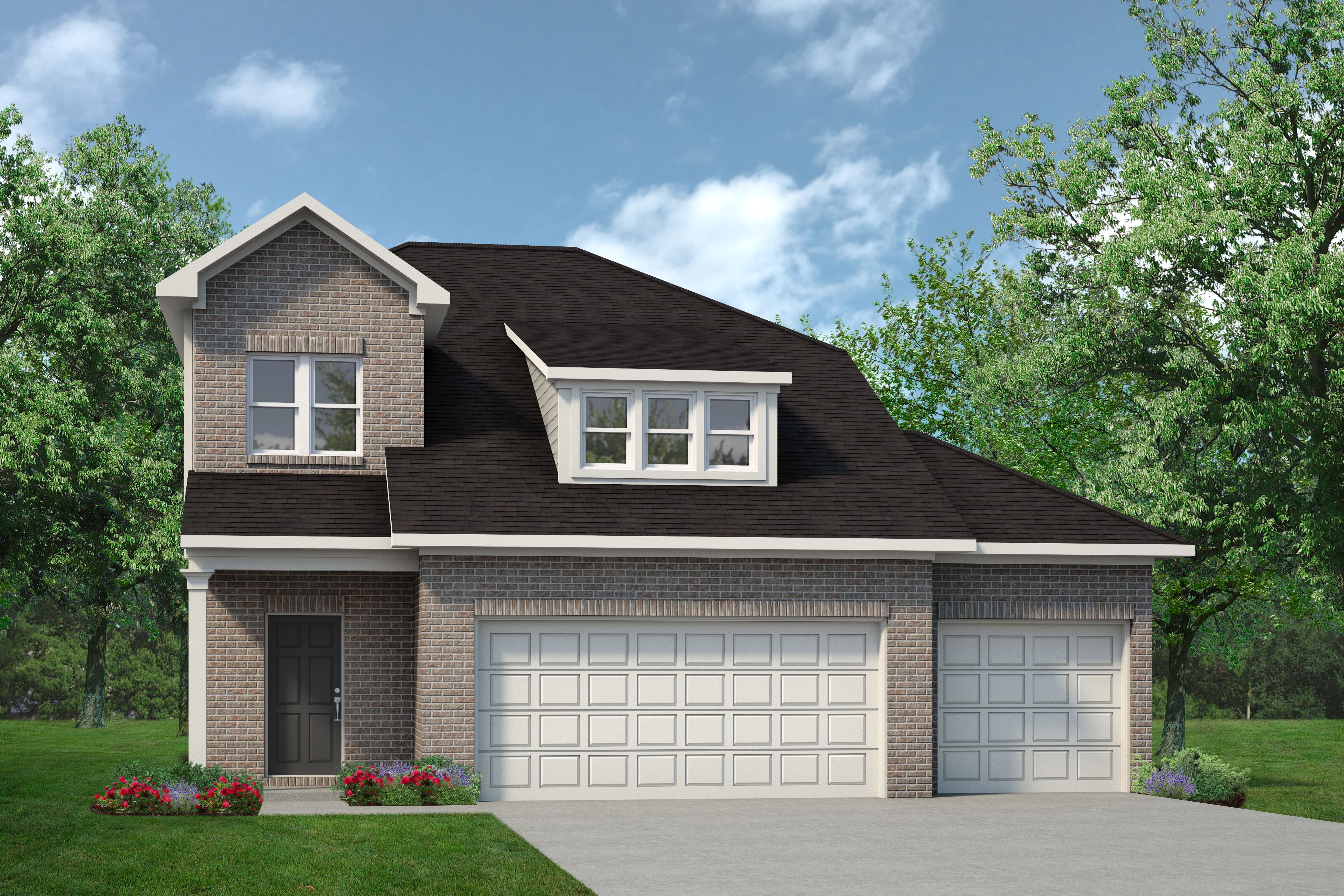 The Sparrow II H- 3 Car Garage