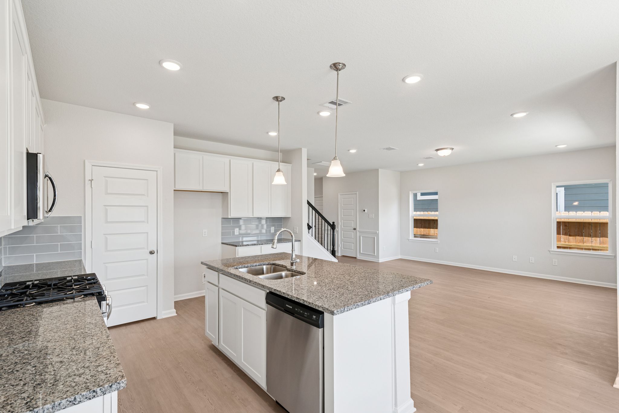 The Oriole II- Kitchen into Family Room