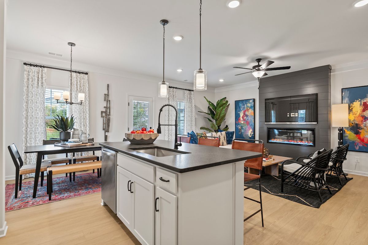 The Norwood II - Kitchen, Dining & Living Area