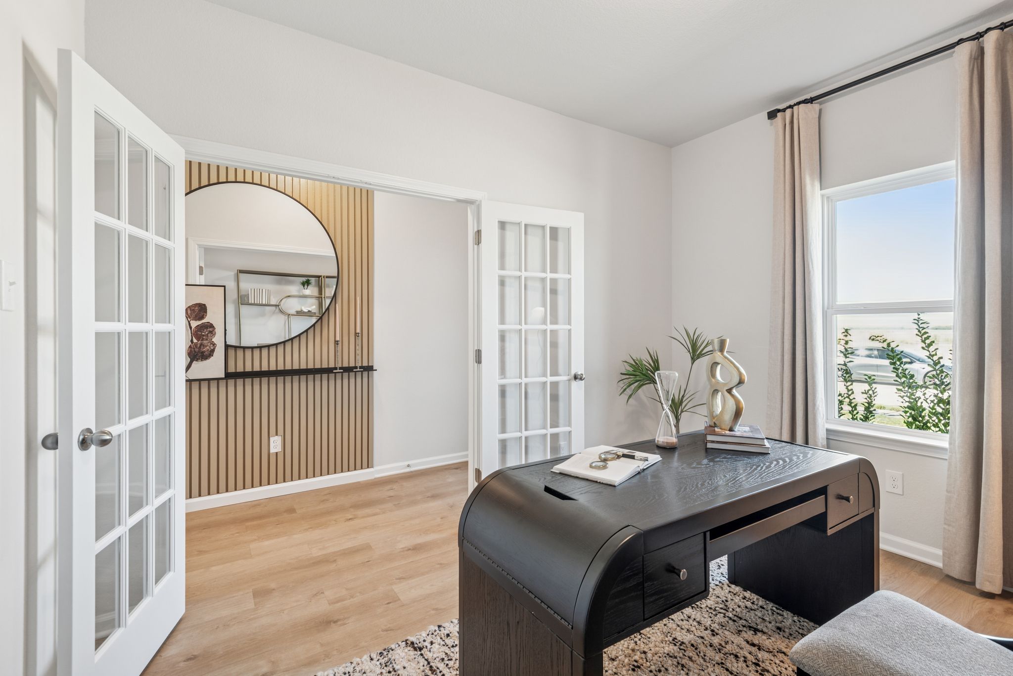 The Kettering II- Foyer and Study with French Doors