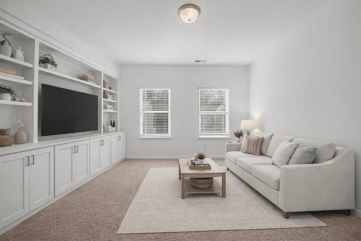 The Pinehurst Loft staged