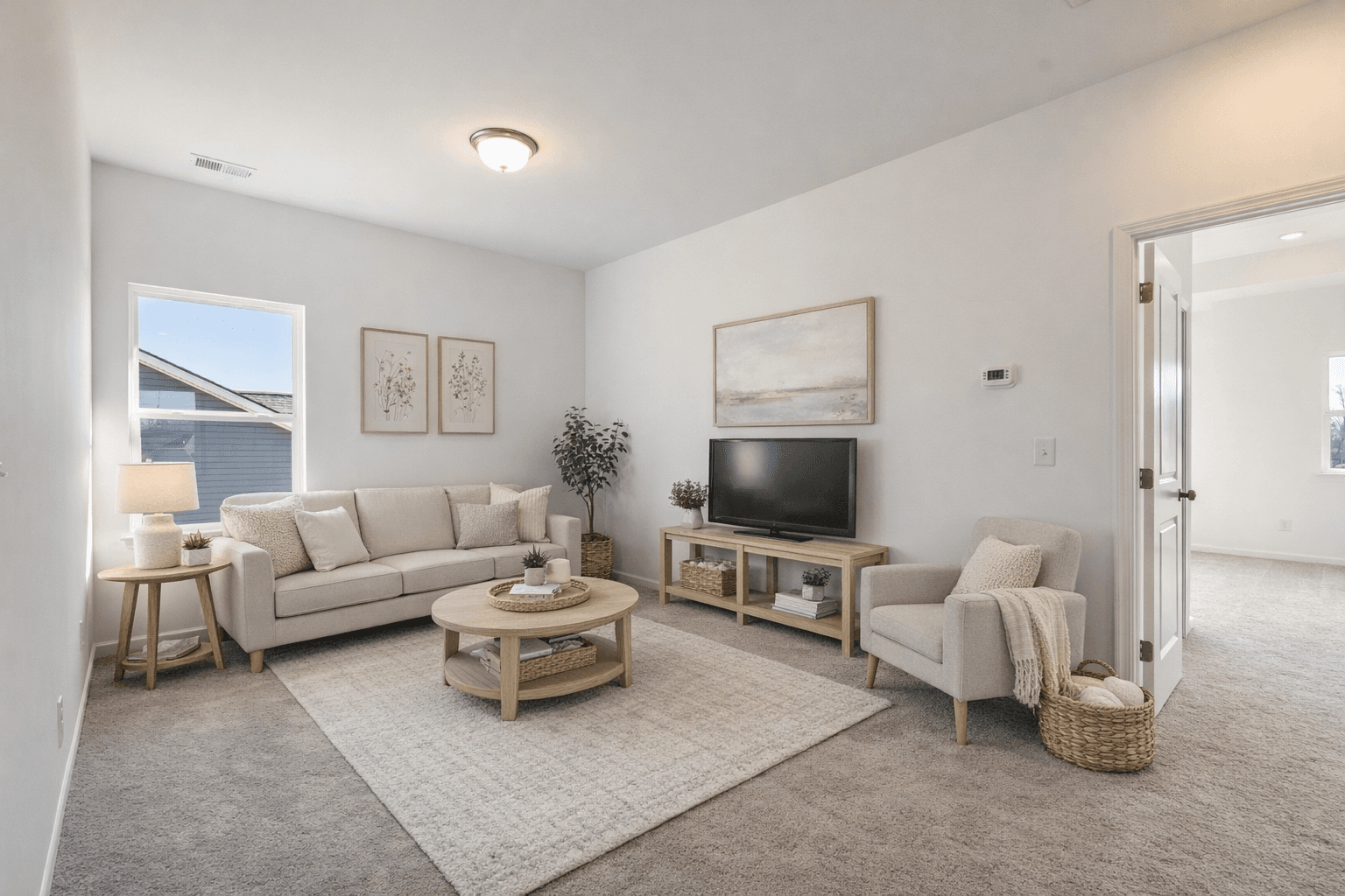 The Braselton Loft Staged