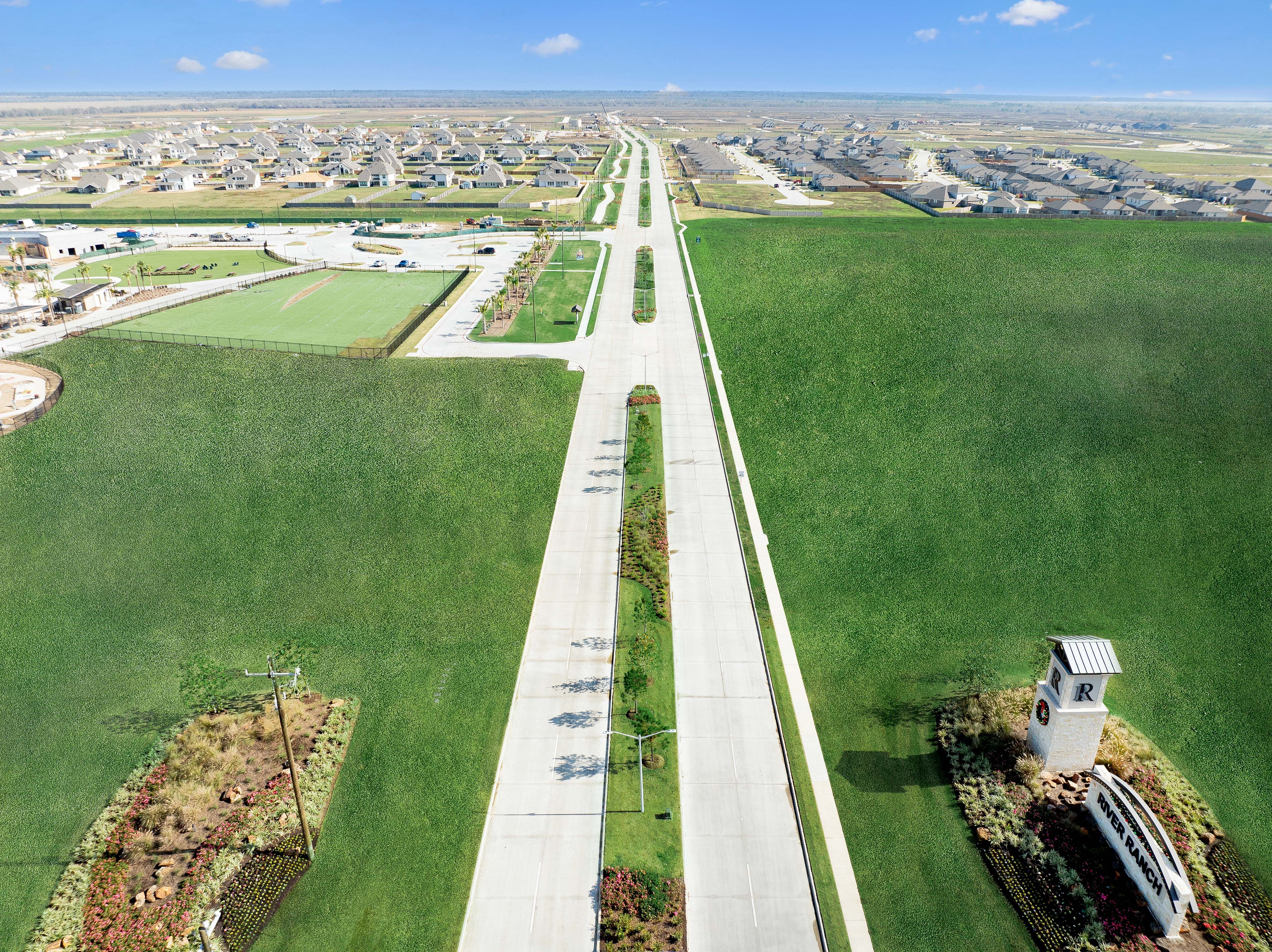 Aerial view of River Ranch