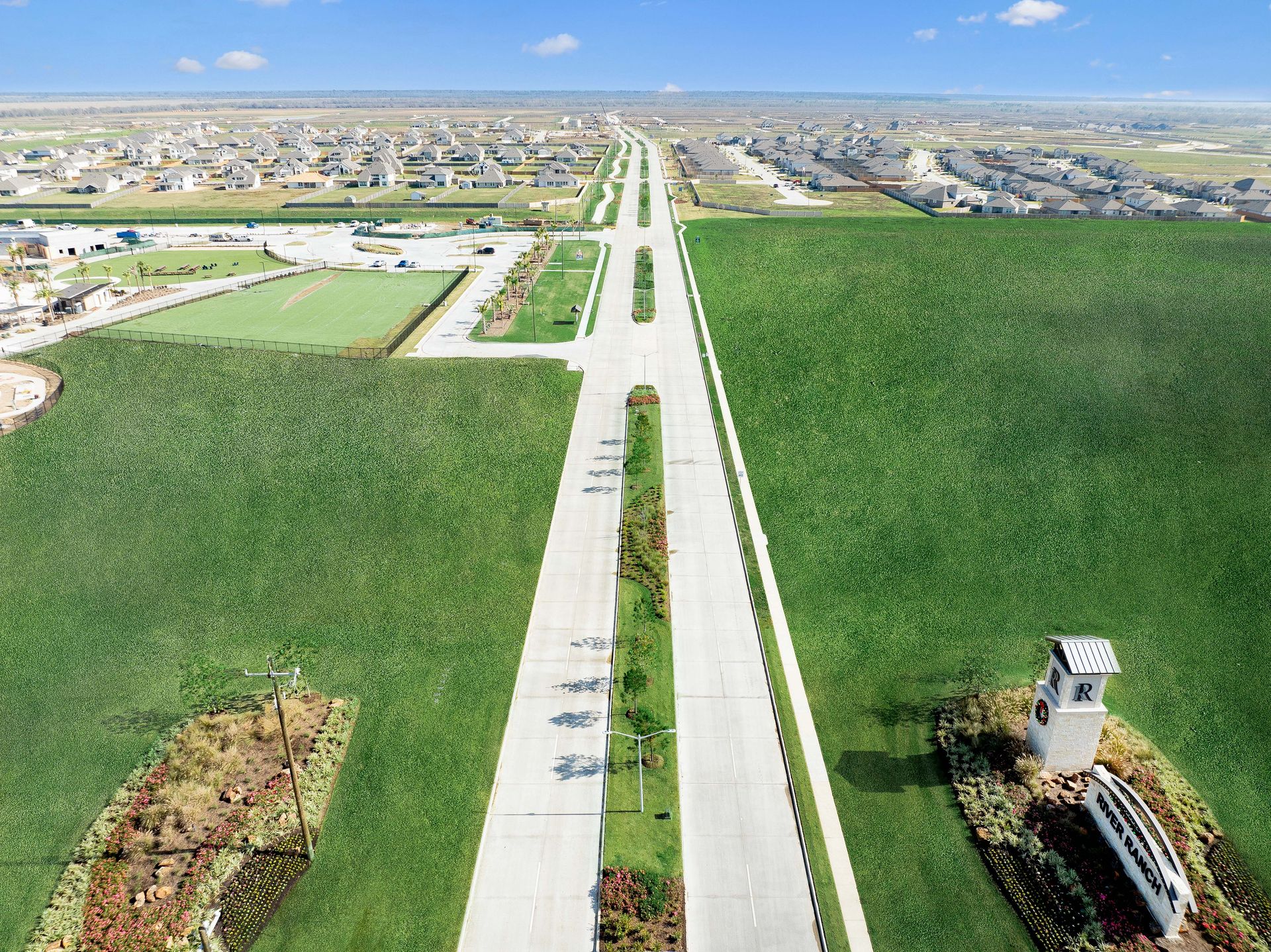 Aerial view of River Ranch